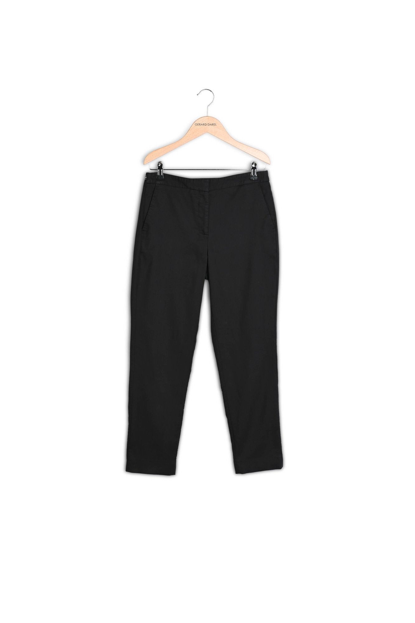 Pantalon droit en coton et dos élastiqué - ELGA Faume - seconde main