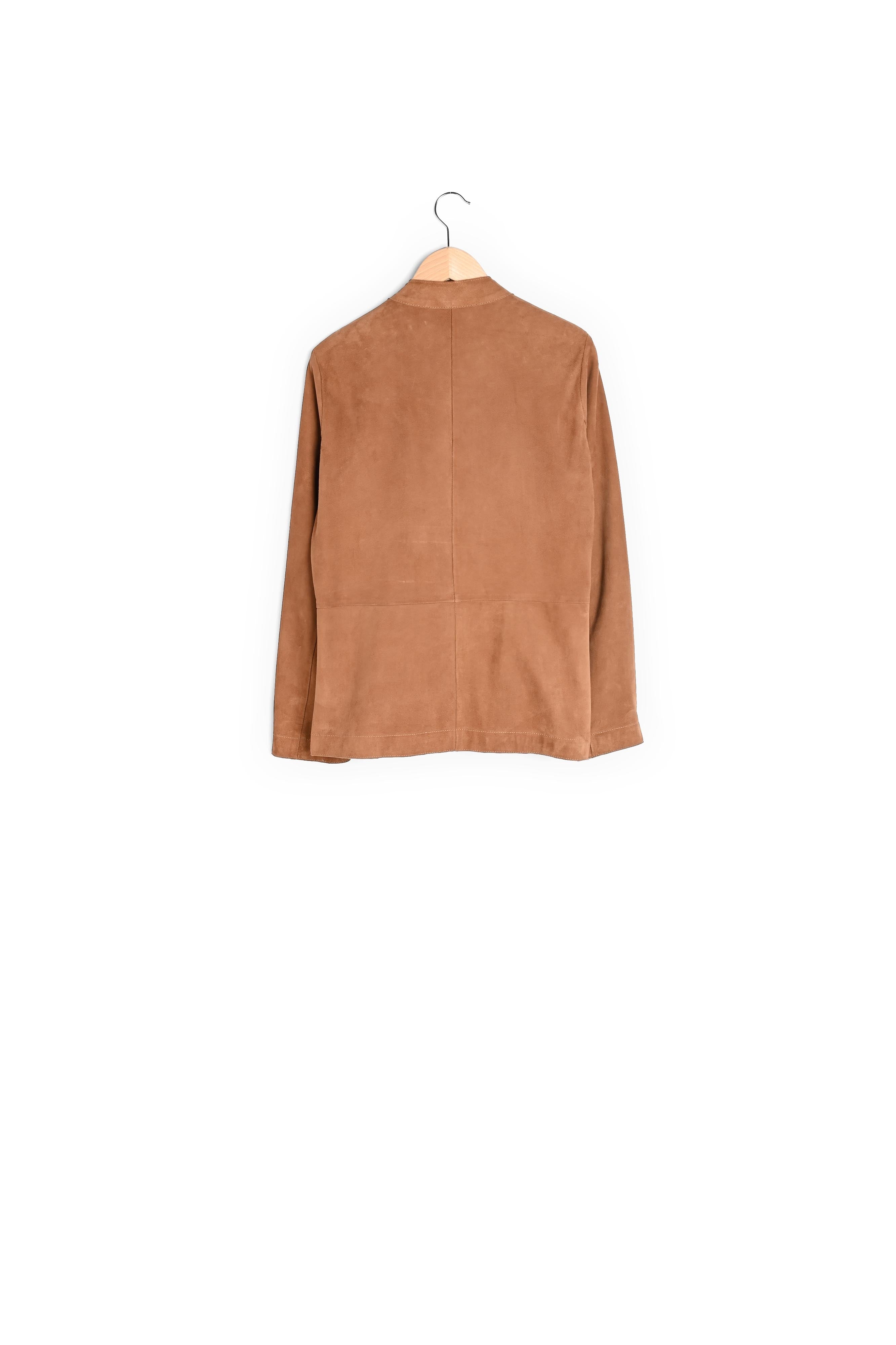 GAETANA - Veste en chèvre velours à pointes libres Faume - seconde main