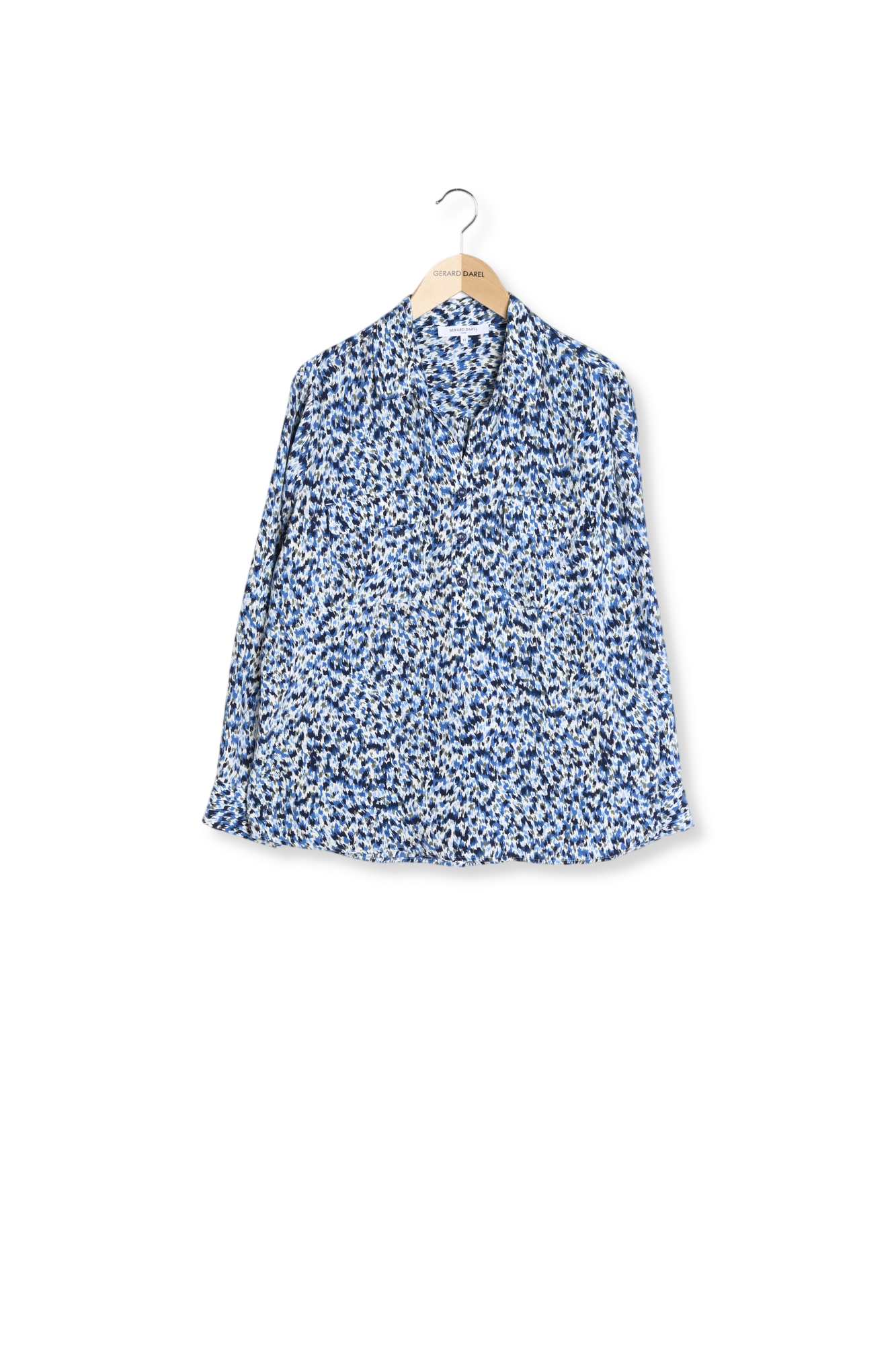 NOAM - Chemise en soie à imprimé fantaisie Faume - seconde main