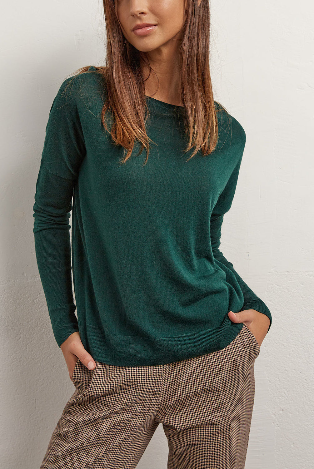 Pull oversize en laine mérinos extra-fine Faume - seconde main