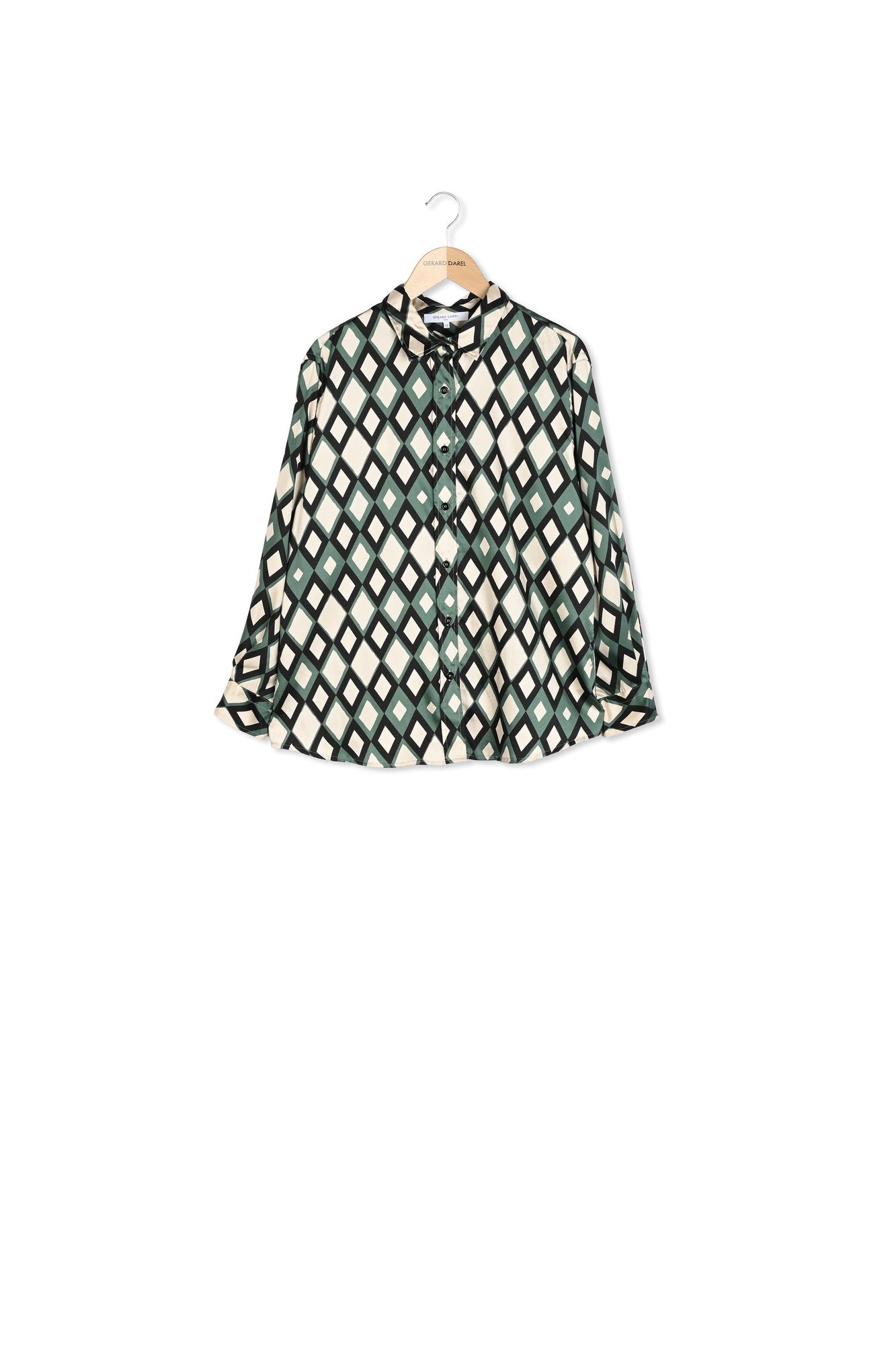 Chemise à motif 1970s - CAMERON Faume - seconde main