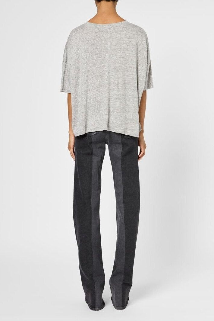 T-shirt oversize en lin - GIORGIA Faume - seconde main