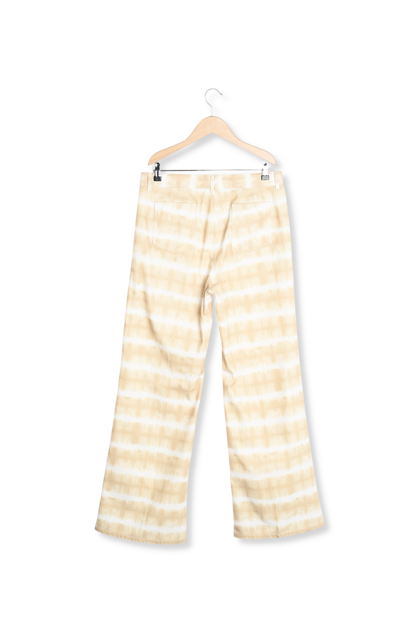 ANNA - Pantalon large taille haute tie and dye Faume - seconde main