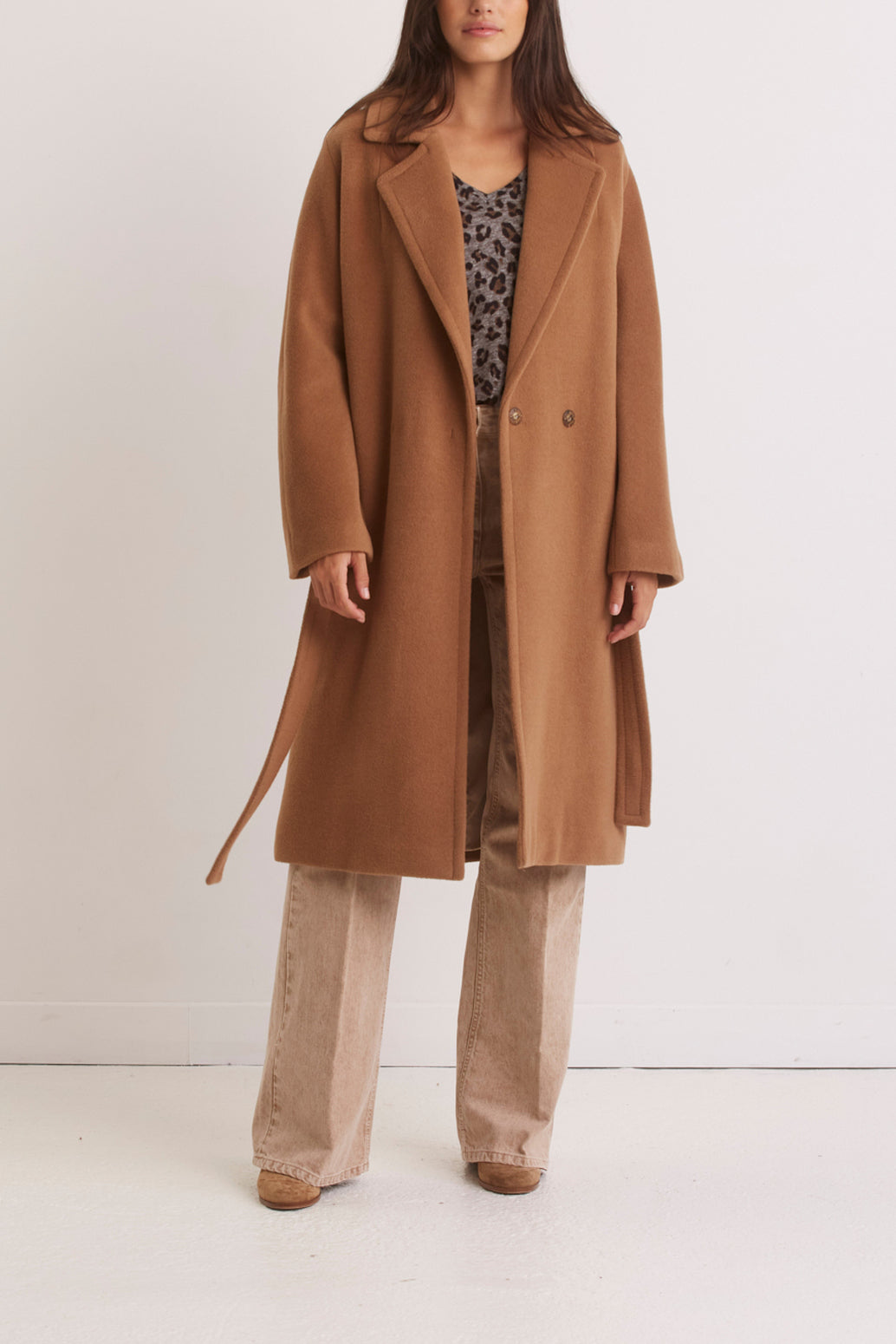 Manteau peignoir en laine angora - SUZANNA Faume - seconde main