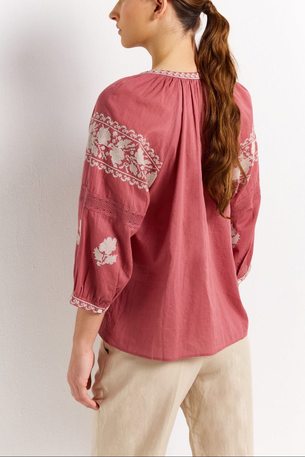 Blouse bohème - CANELLE Faume - seconde main