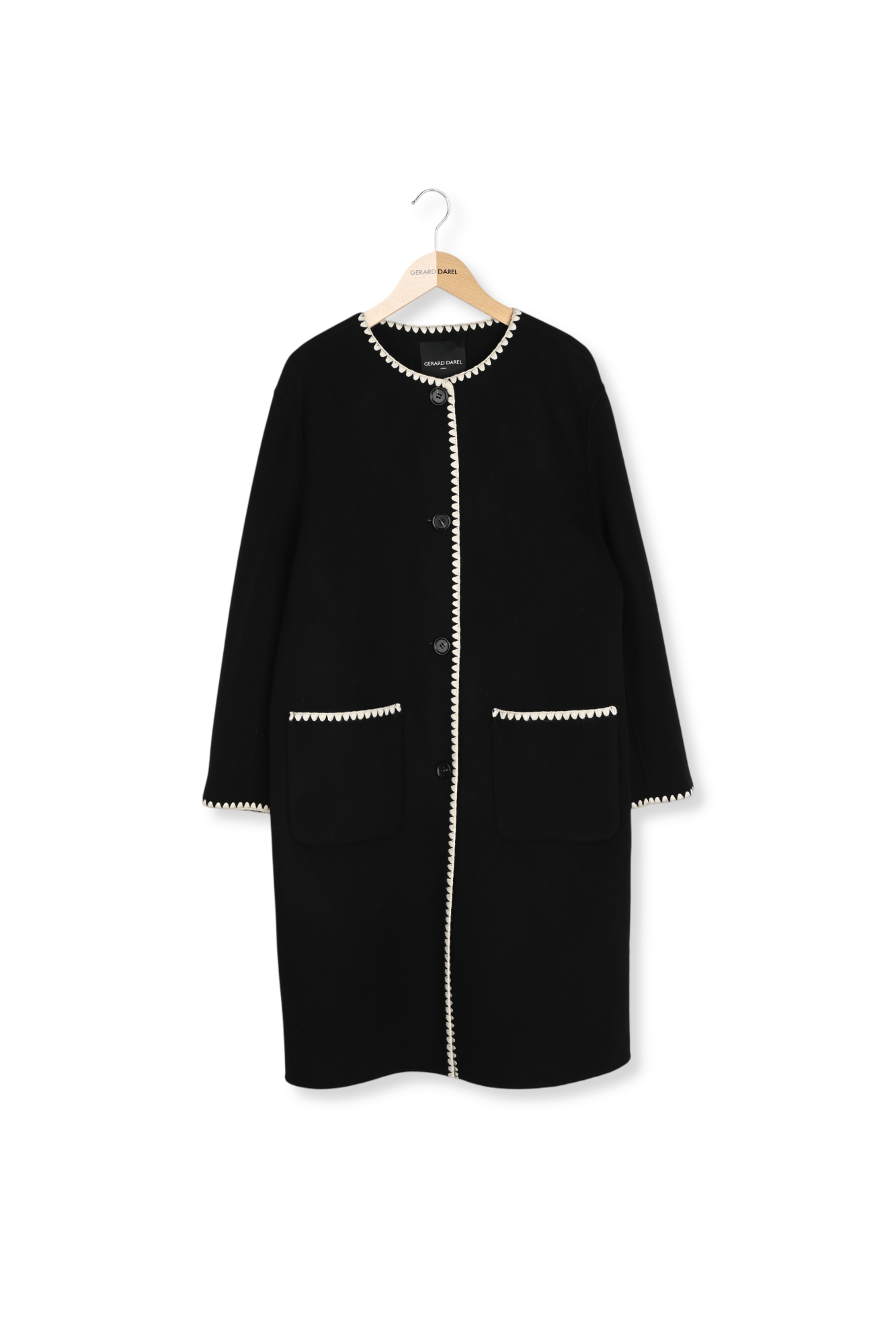 Manteau mi-long bicolore - LILIA Faume - seconde main