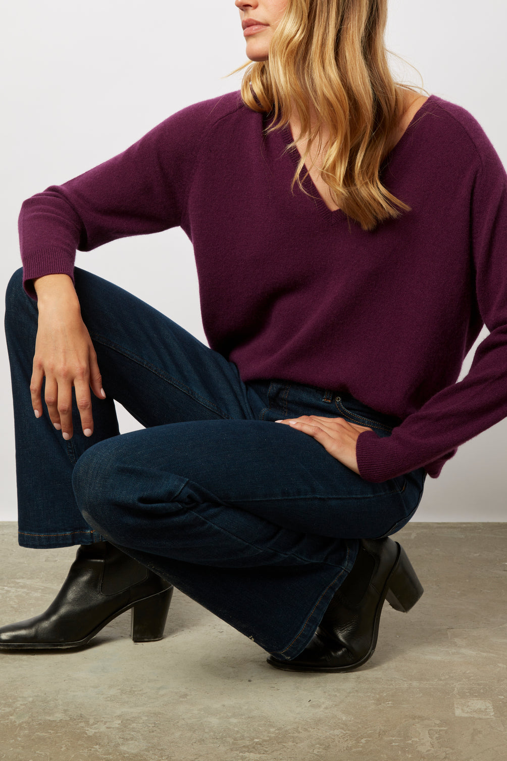 Pull V en cachemire - LILIROSE Faume - seconde main