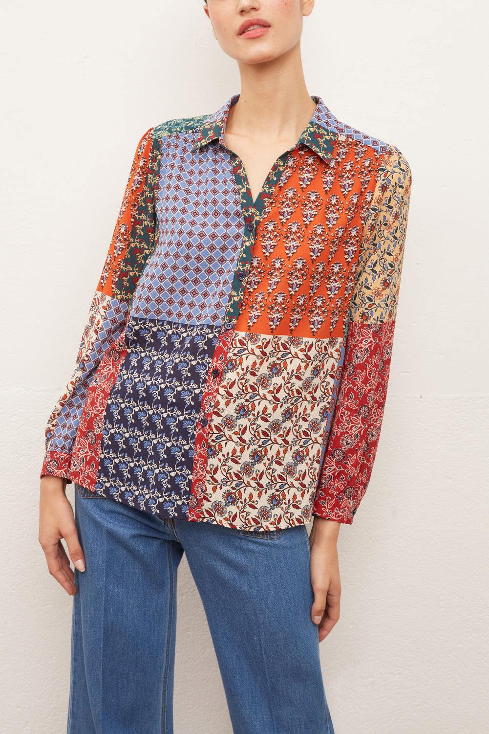 Chemise fluide avec smocks - NICKY Faume - seconde main