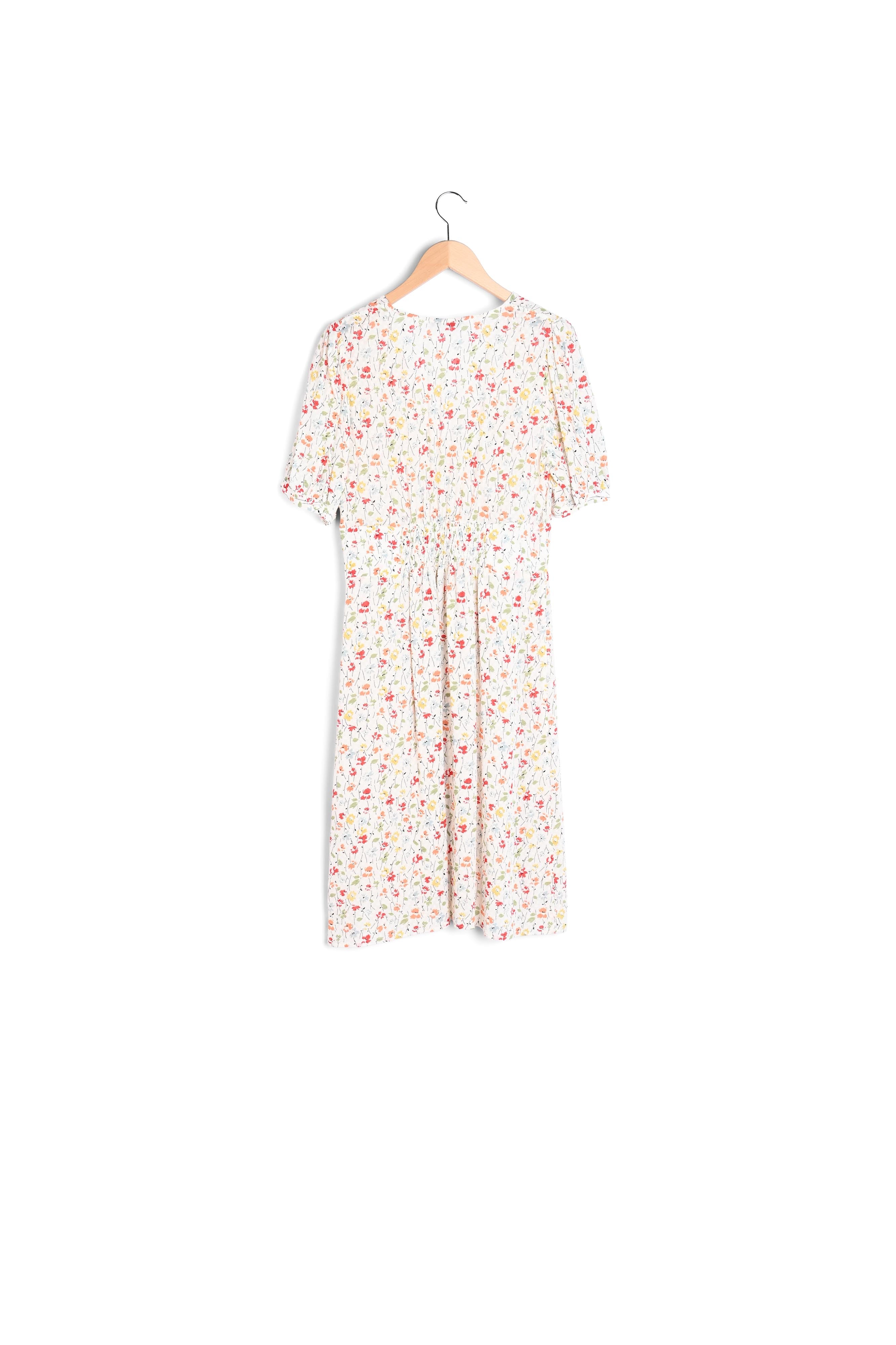 Robe à motif floral coloré - JUSTINA Faume - seconde main