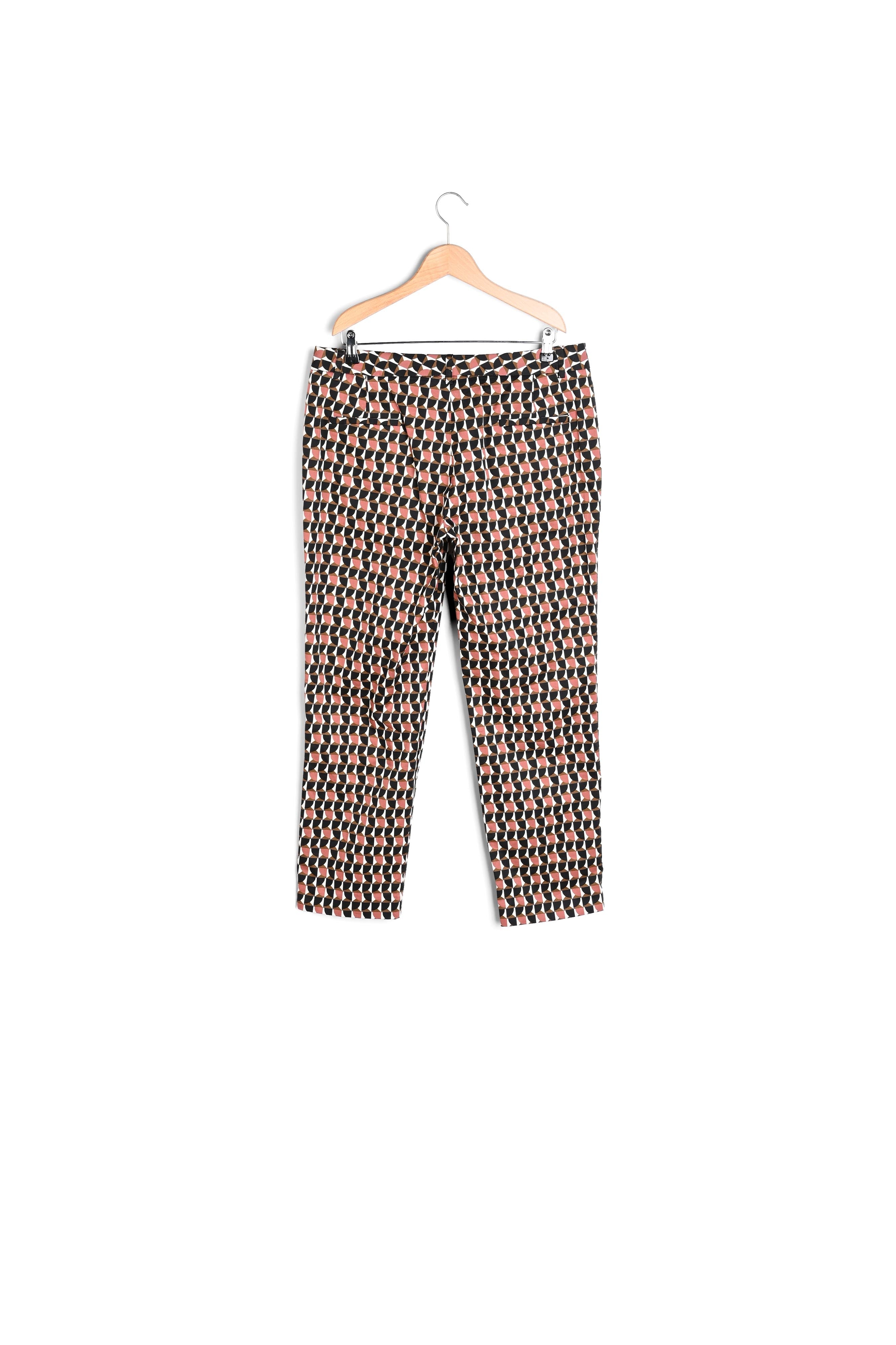 Pantalon Stretch à motif fantaisie - ELAZAR Faume - seconde main