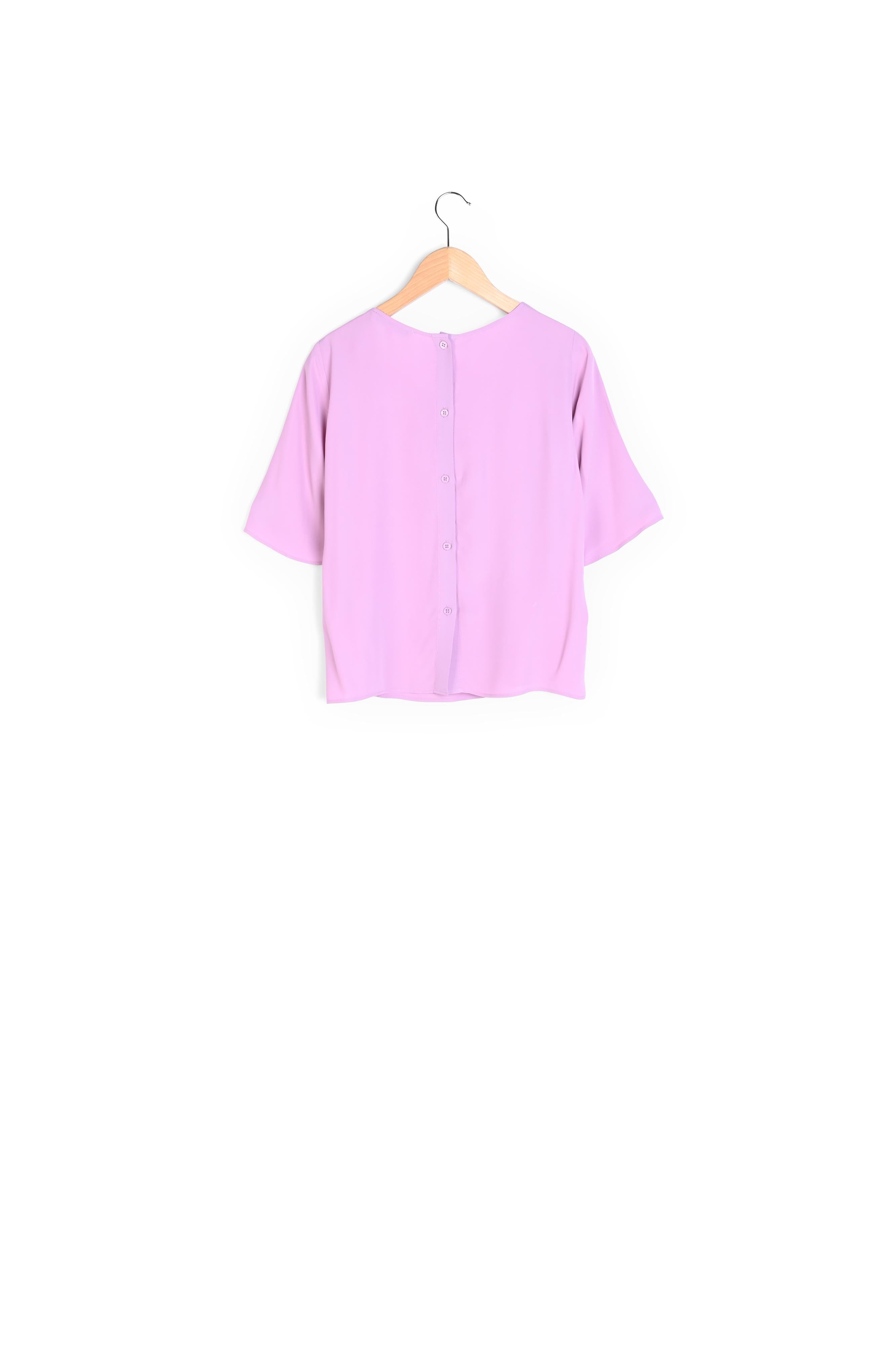 Blouse fluide dos boutonné - ALYAH Faume - seconde main