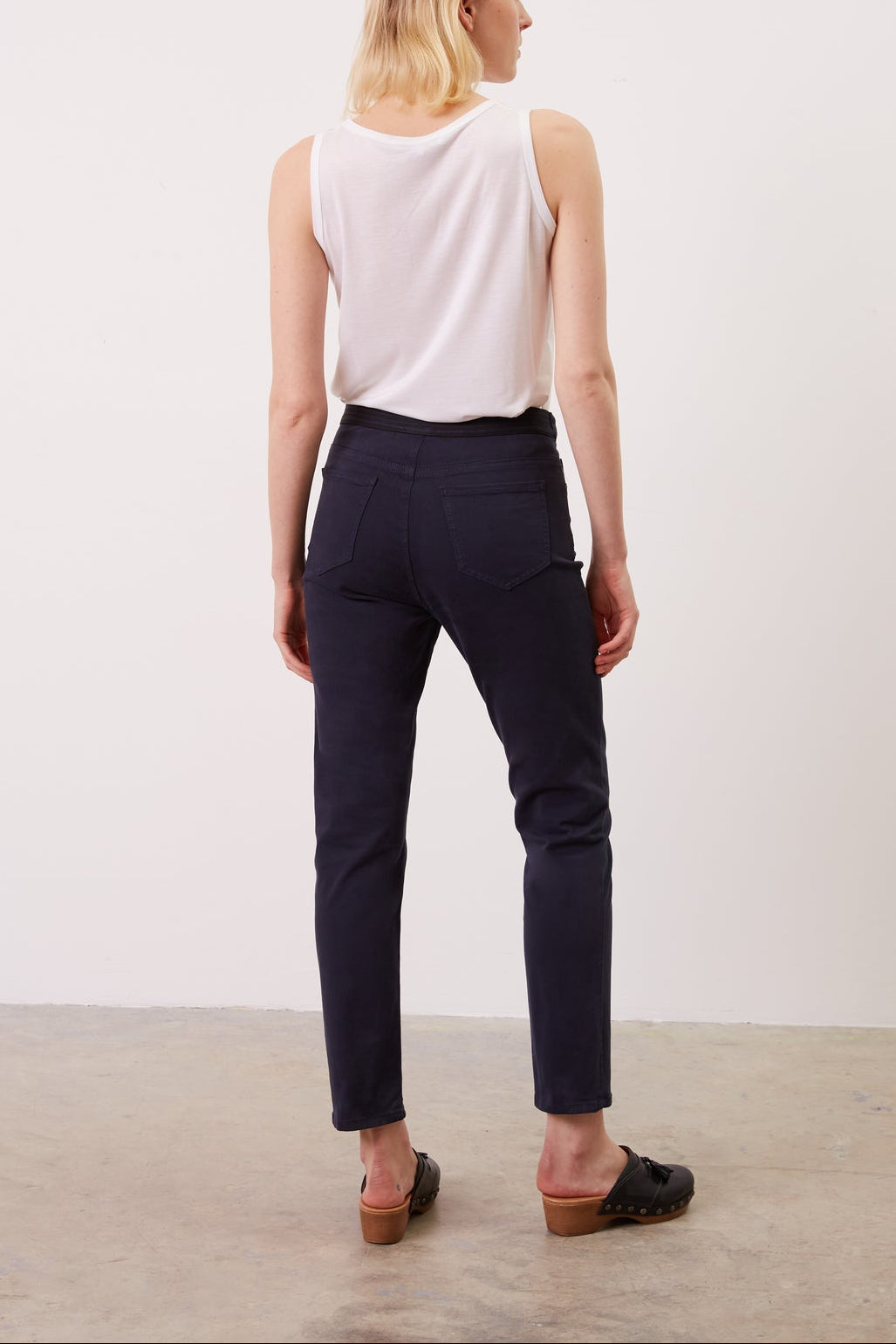 Pantalon slim en coton stretch - ELIOR Faume - seconde main