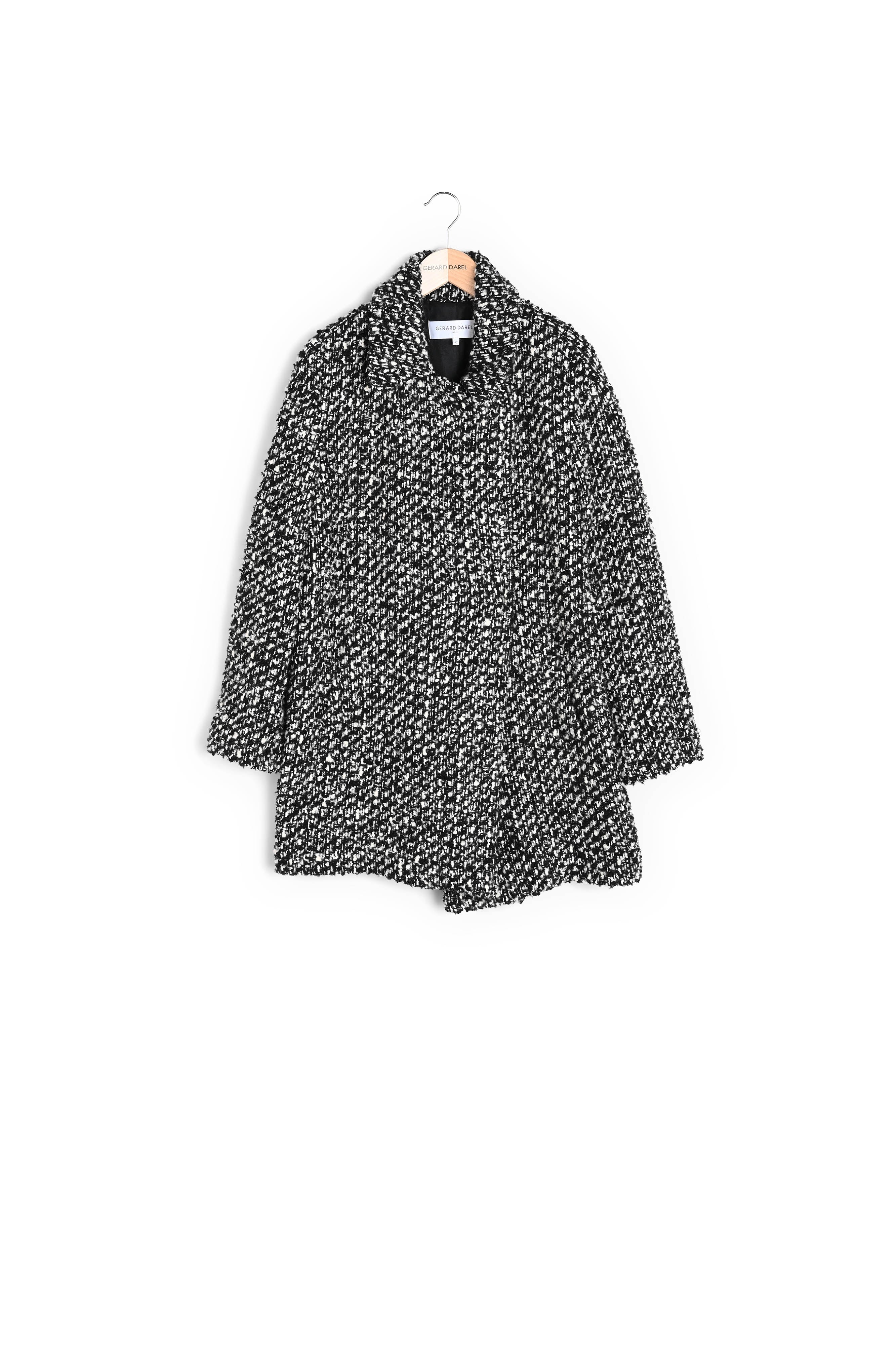 SIANA - Manteau ample en tweed de laine mélangée Faume - seconde main