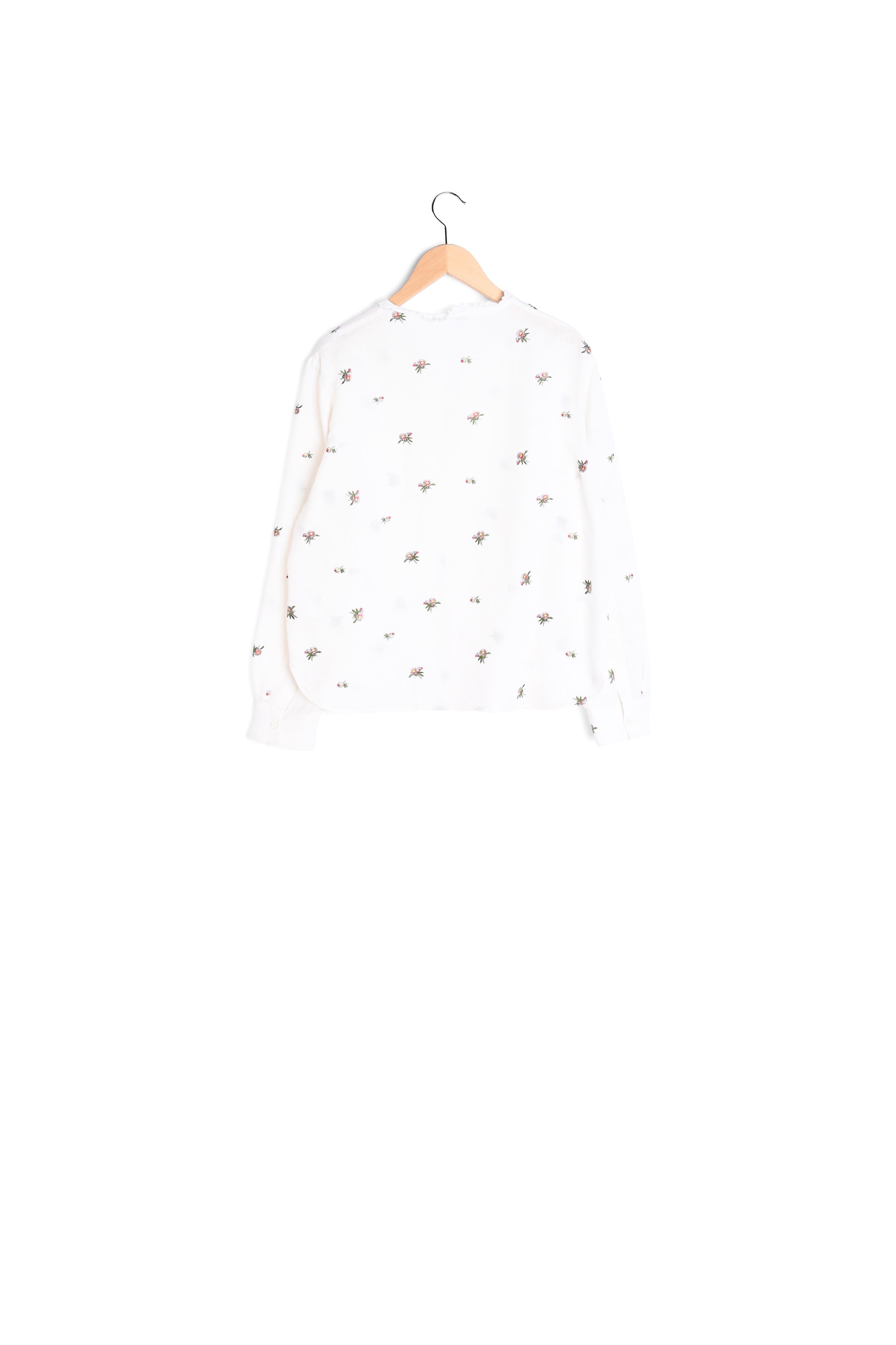 NEHEMIA - Chemise coton et lin avec broderies Faume - seconde main