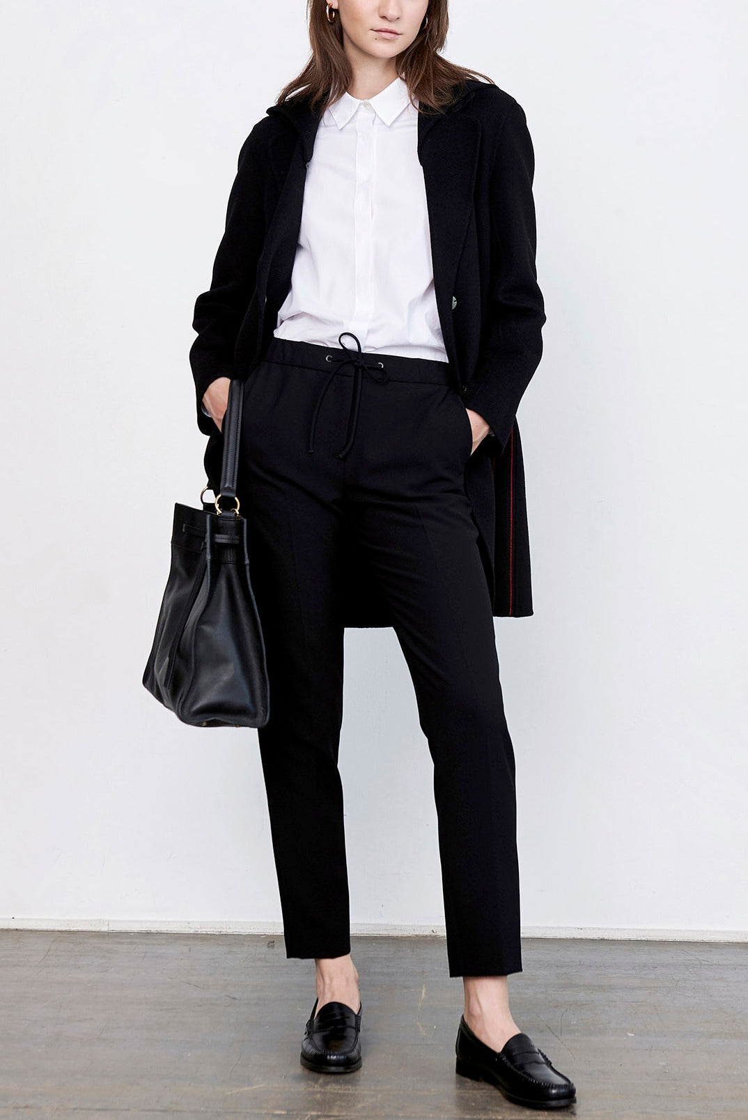 LILAS - Pantalon 7/8 en laine Faume - seconde main