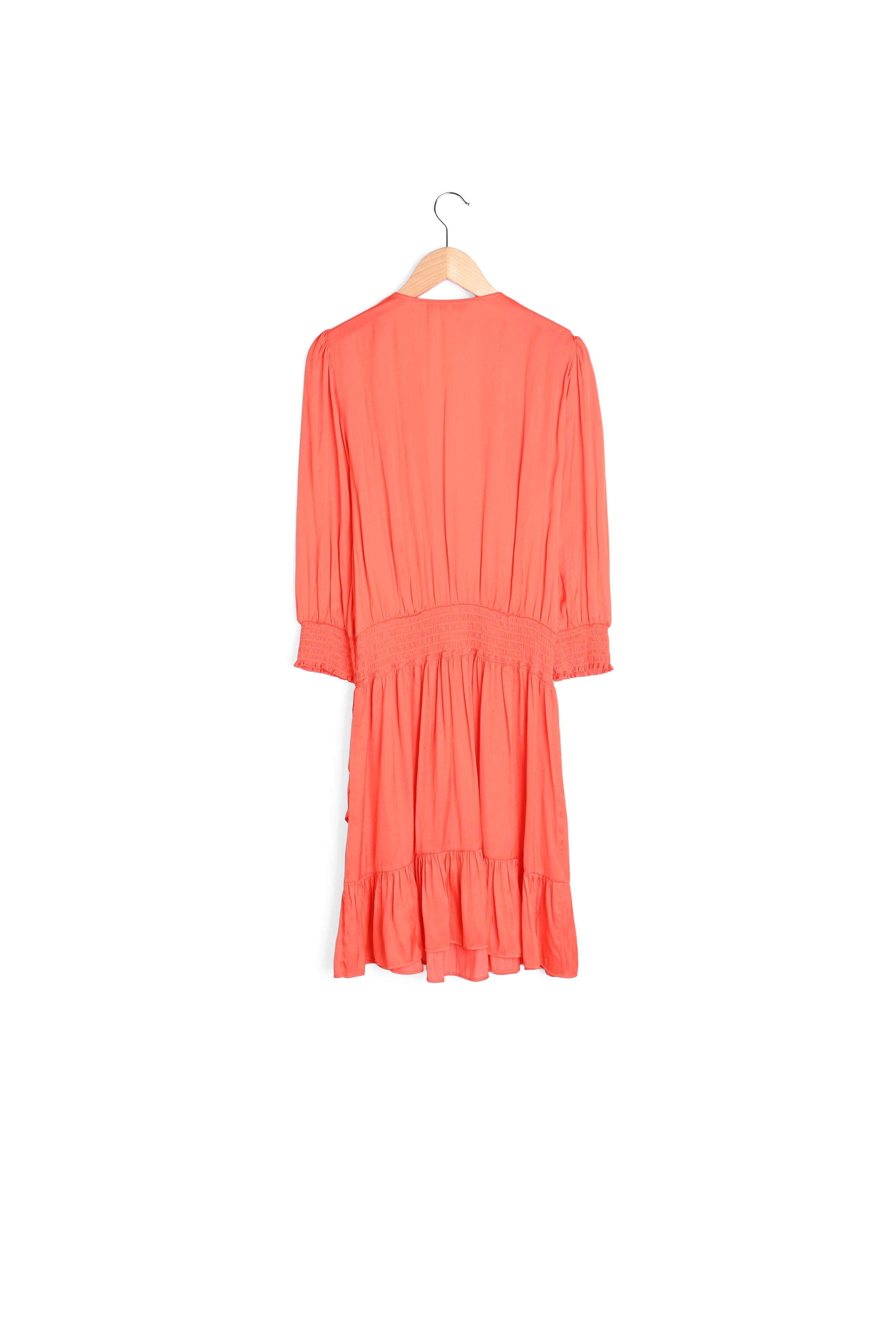 Robe à smocks et volants - JORIS Faume - seconde main