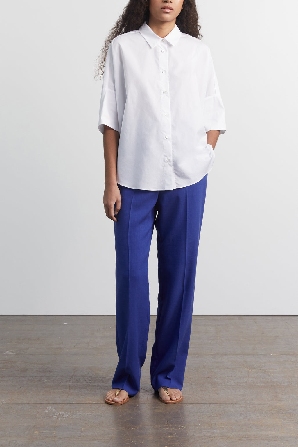Chemise en coton oversize - NARA Faume - seconde main