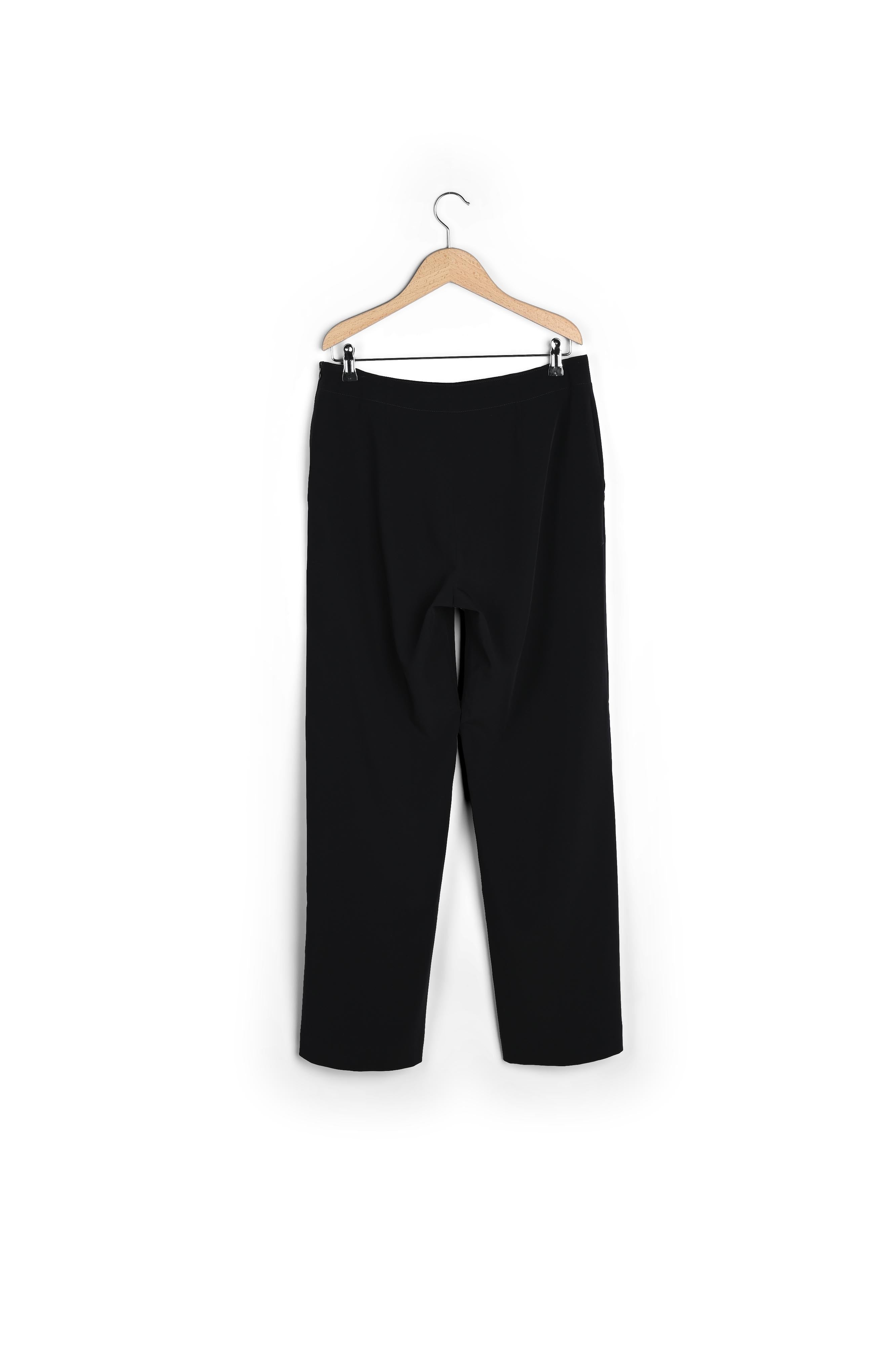MARILENA - Pantalon fluide à ponts en crêpe Faume - seconde main
