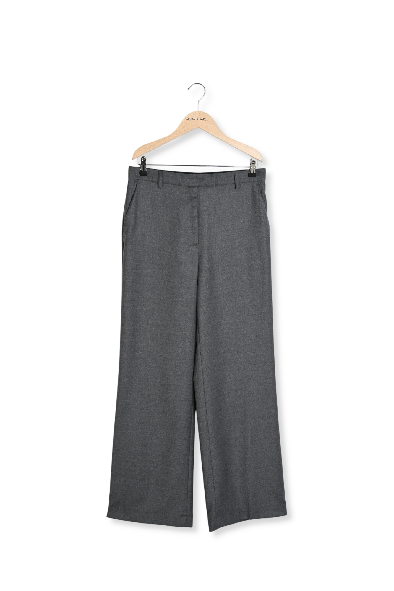 Pantalon large en flanelle unie - DALI Faume - seconde main
