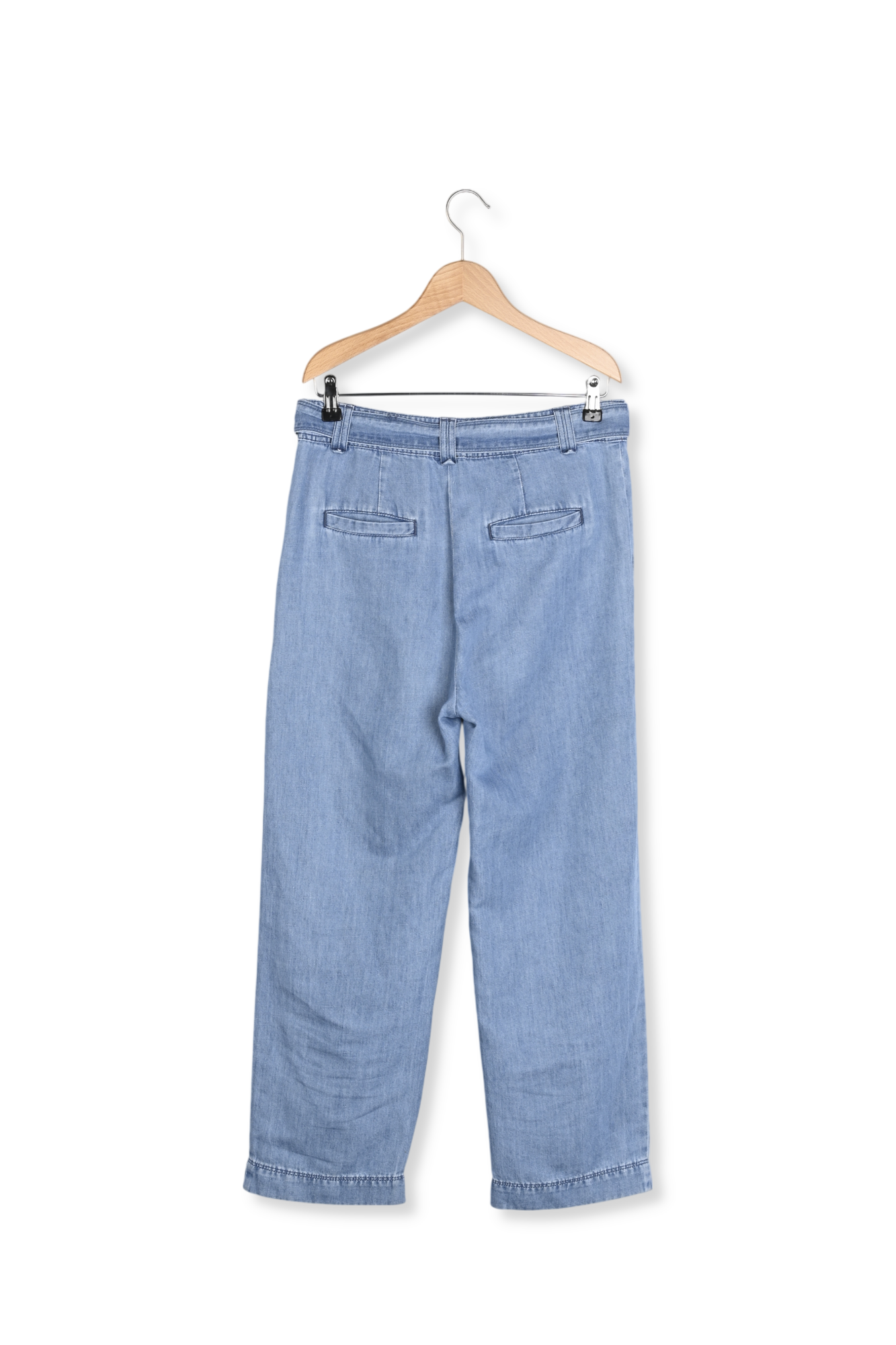 MARISA - Pantalon large 7/8 façon denim Faume - seconde main