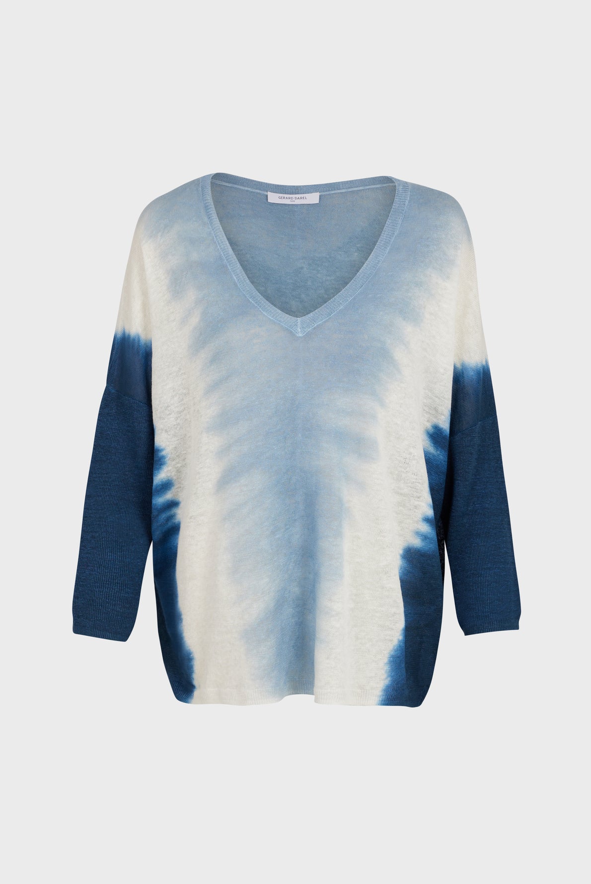 Pull Tie and Dye 100% lin - LARSEN Faume - seconde main