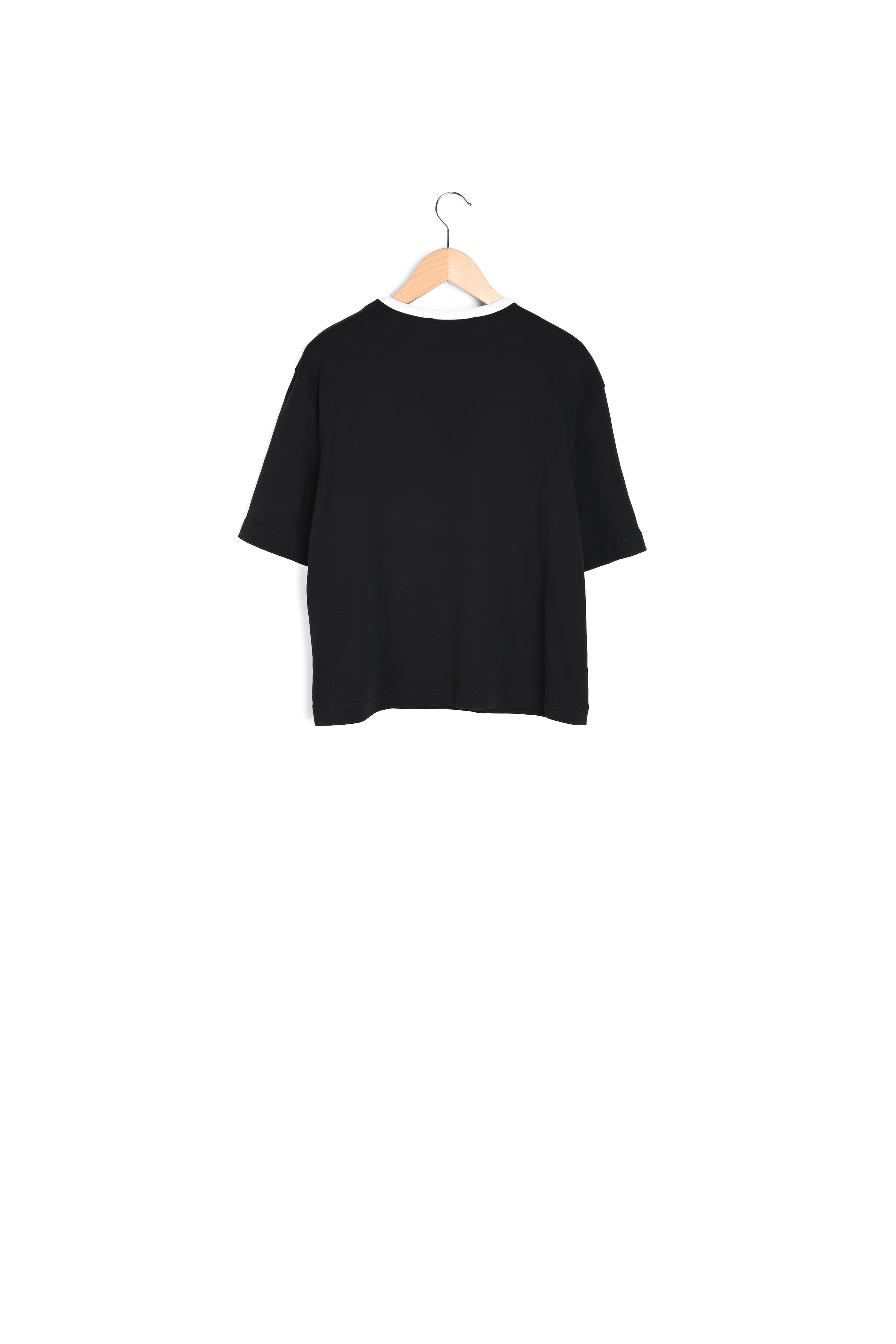 T-shirt col rond à logo - MARLYNE Faume - seconde main