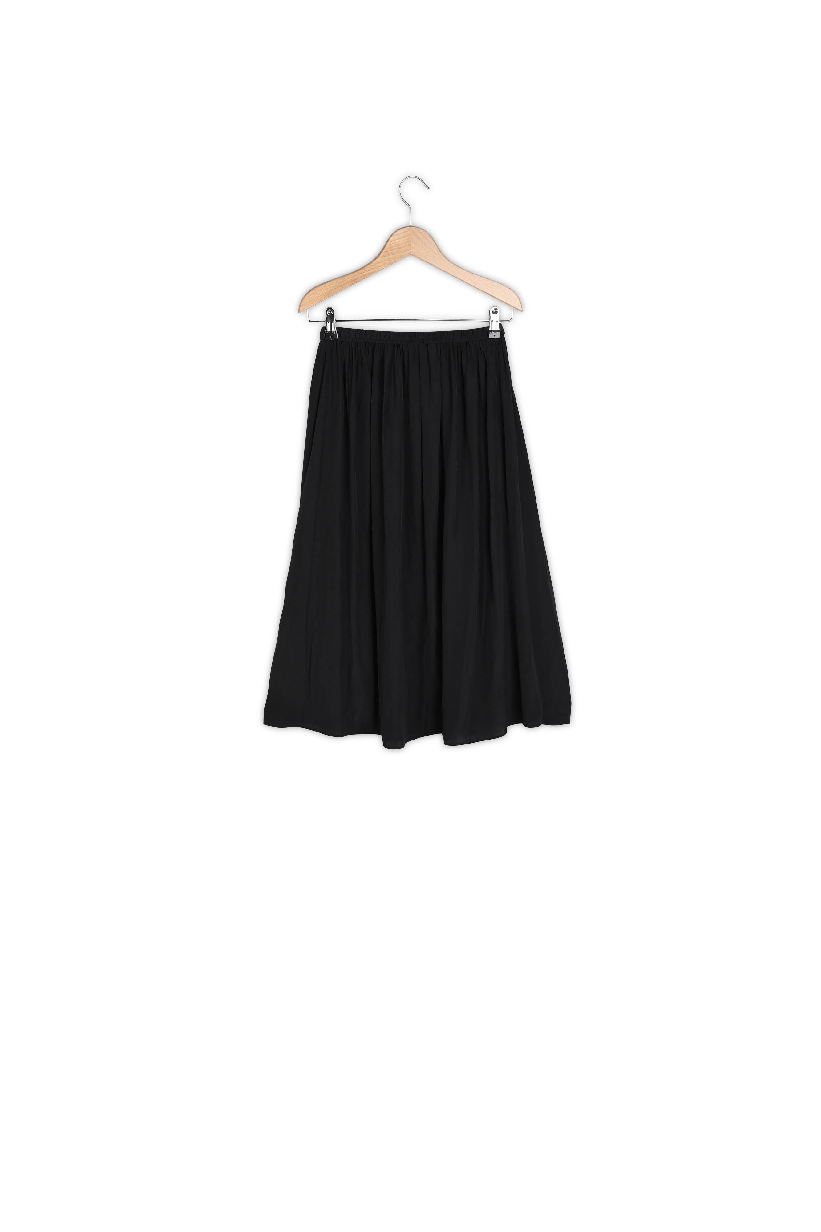 Jupe en satin froncé Faume - seconde main