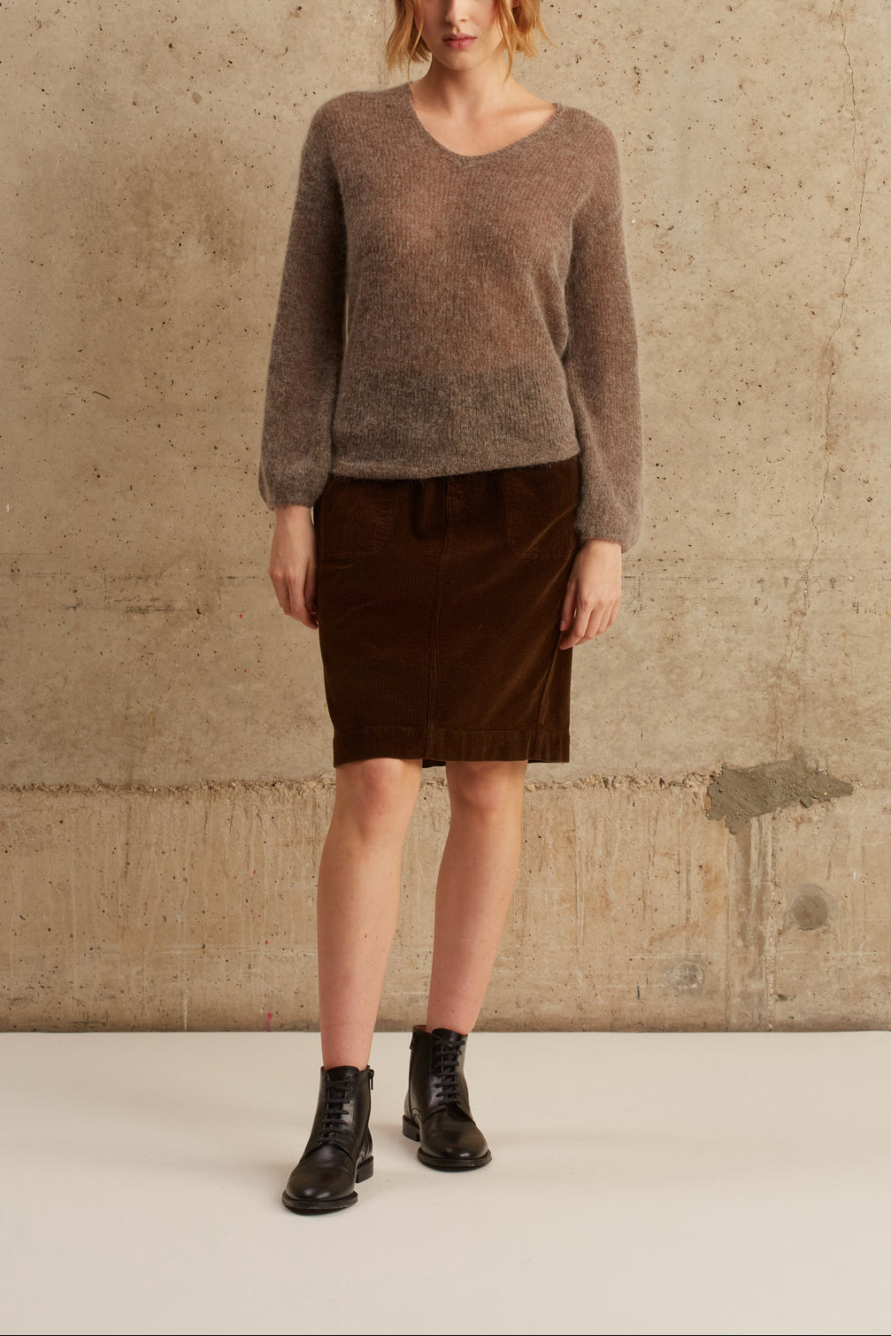 Pull doux à col V - LEXANE Faume - seconde main