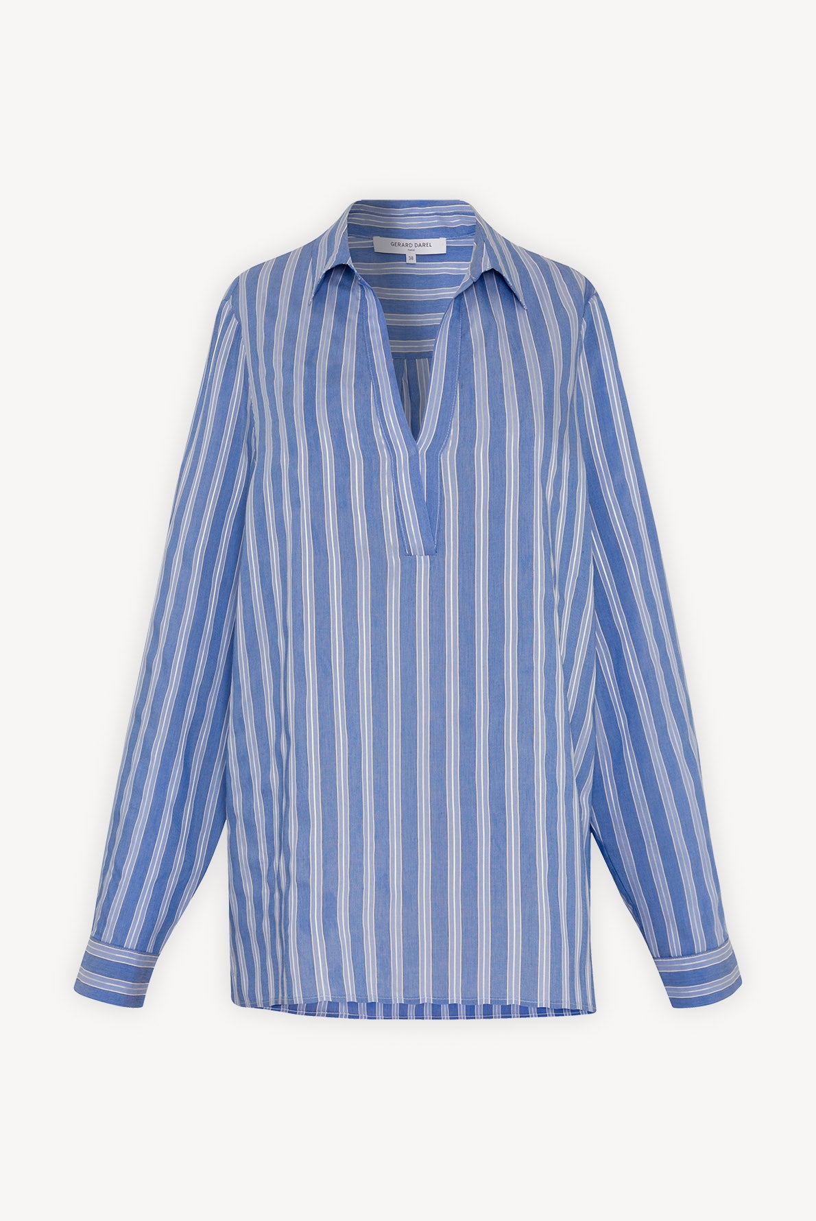 NATACHA - Chemise à rayures en soie mélangée Faume - seconde main