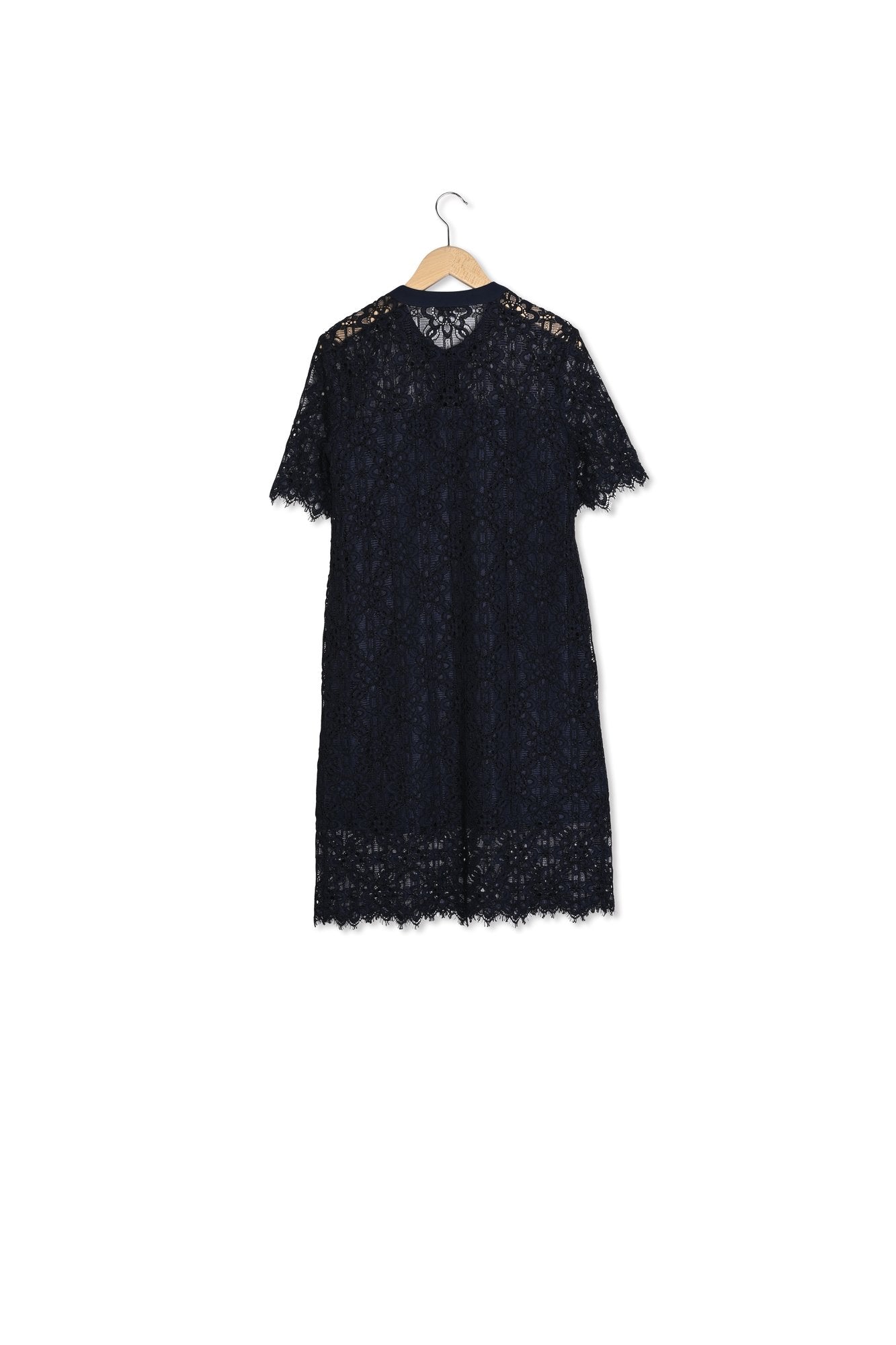 Robe courte droite en dentelle - PLACIDIE Faume - seconde main