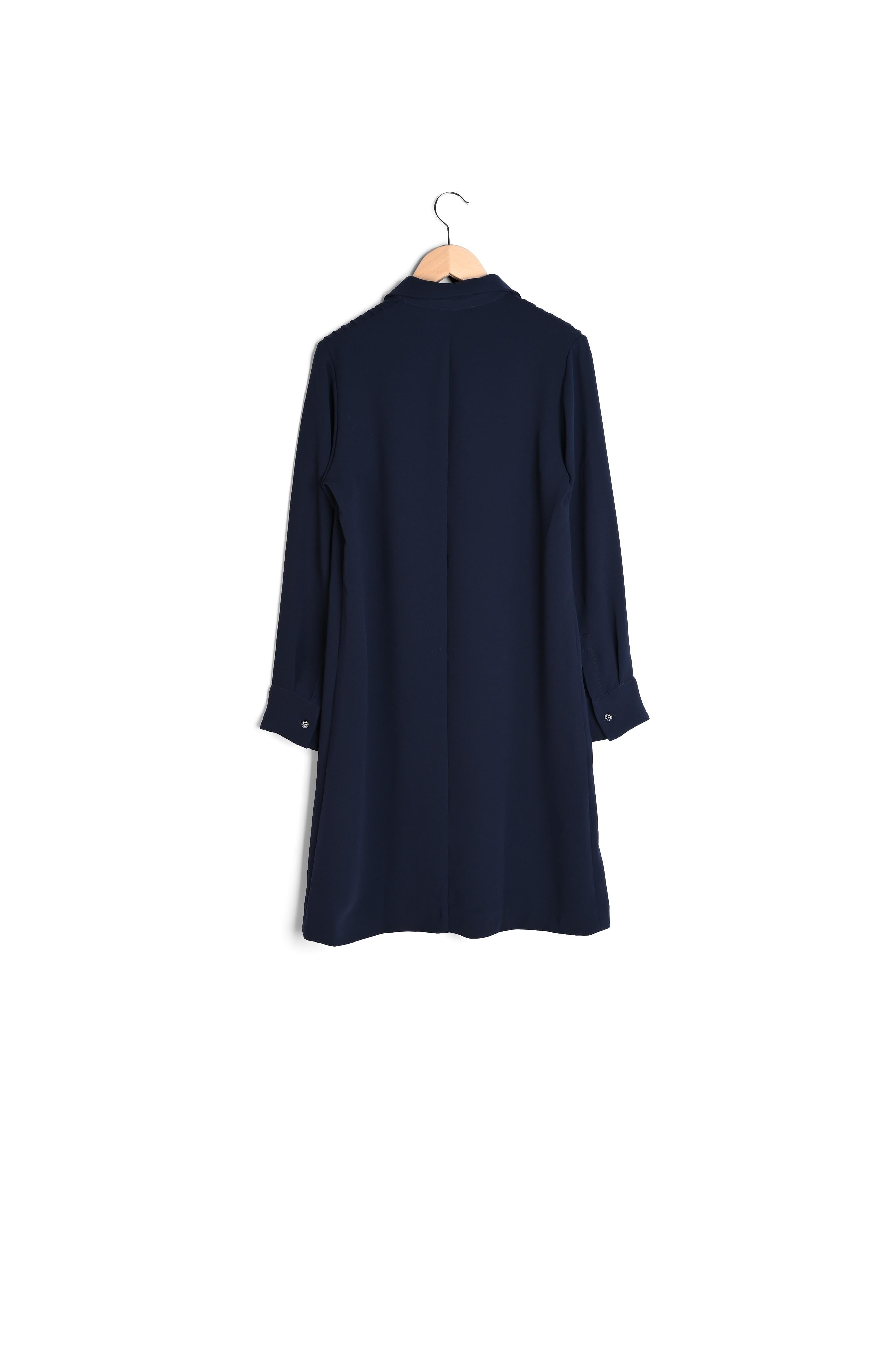 DAENA - Robe en crêpe et broderie Faume - seconde main