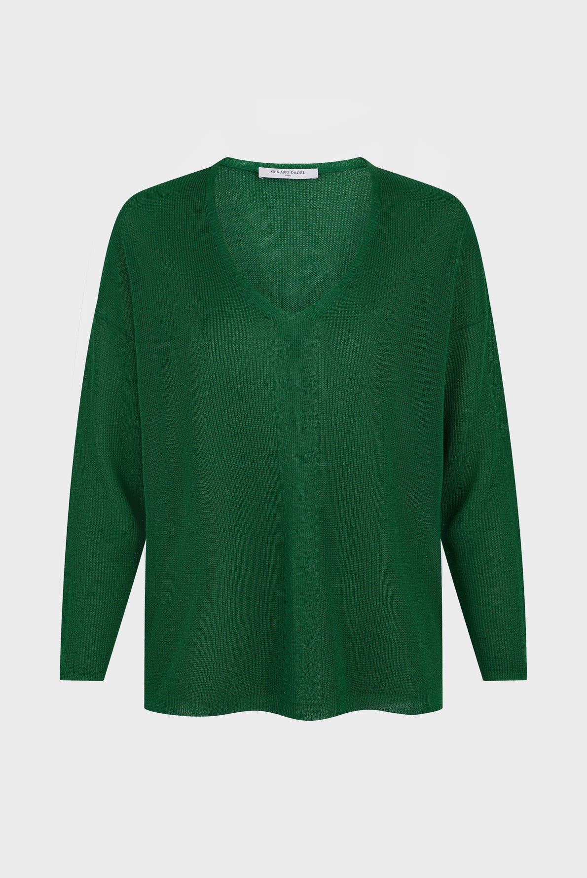 Pull col V en maille fluide - LEOLINE Faume - seconde main