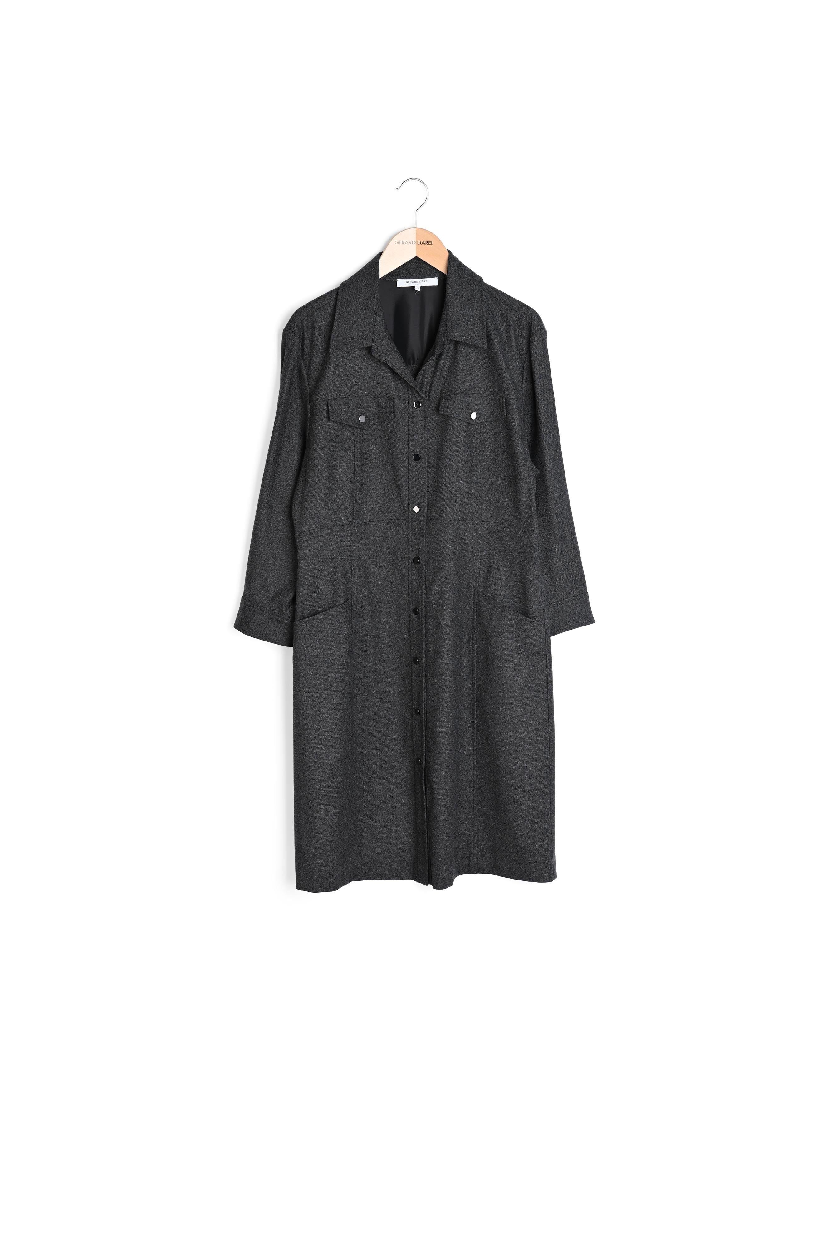 Robe-chemise en laine mélangée Faume - seconde main