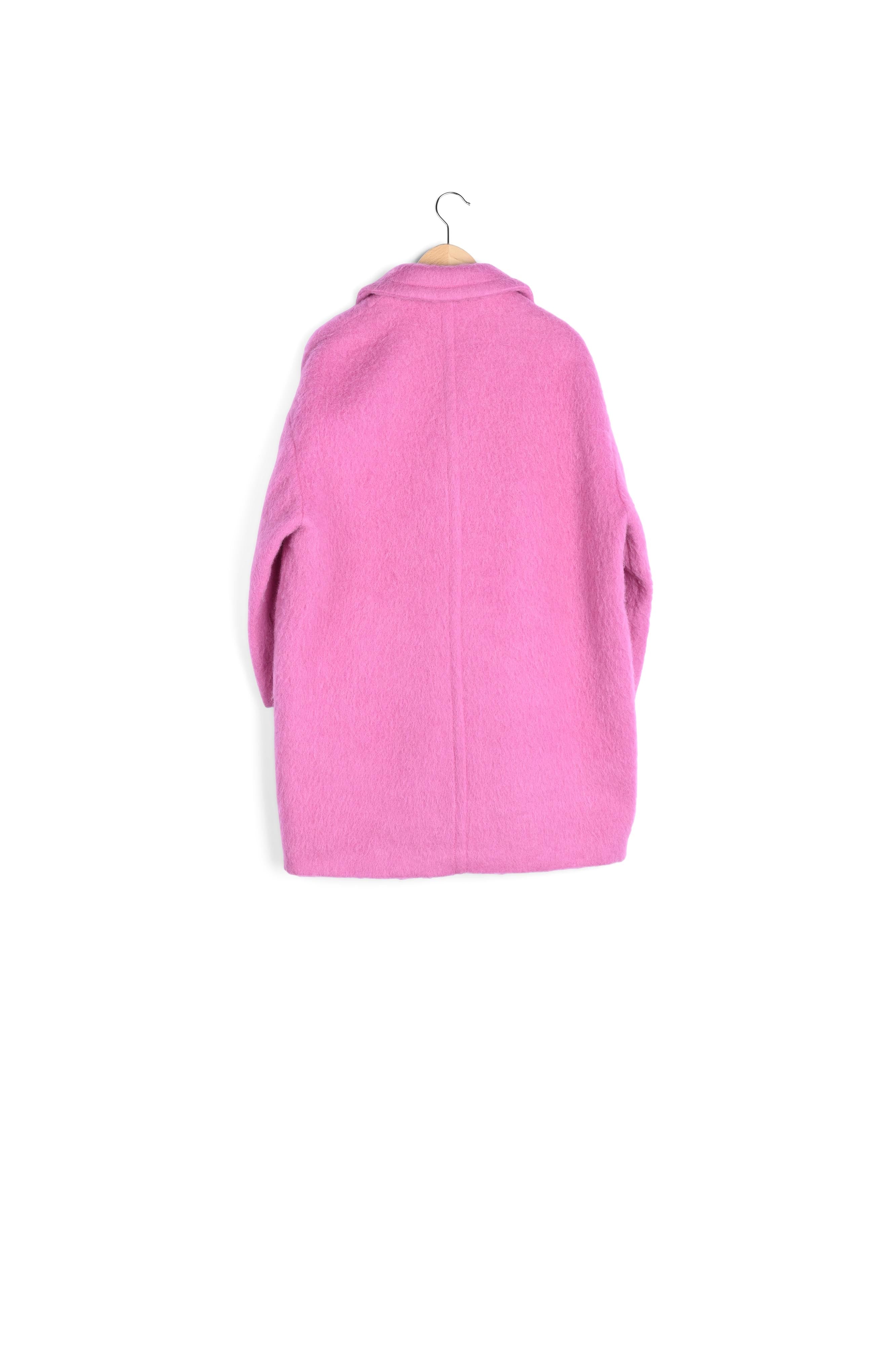 Manteau oversize en laine coloré - SALMA Faume - seconde main
