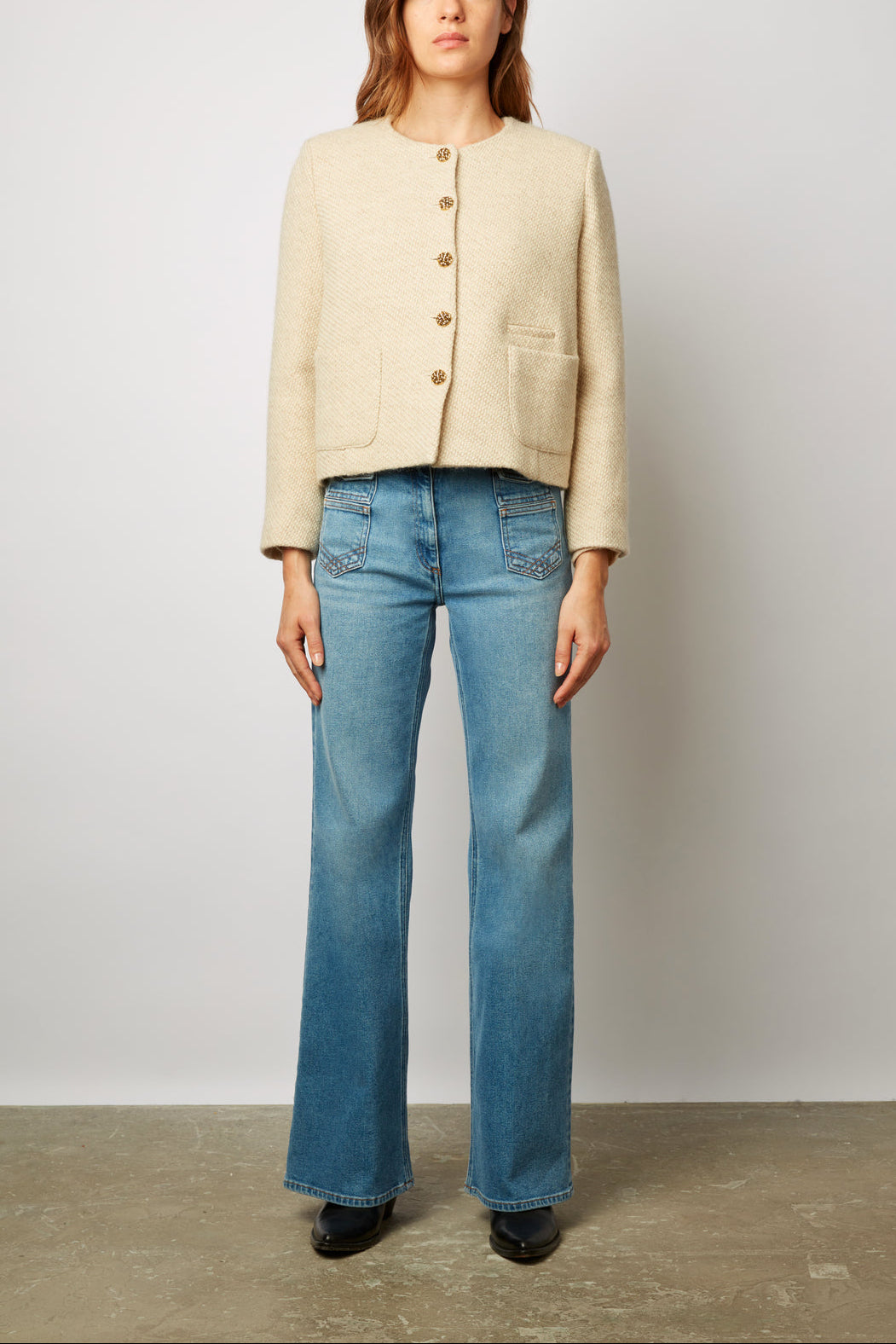 Veste tweed en laine - NOELYSE Faume - seconde main
