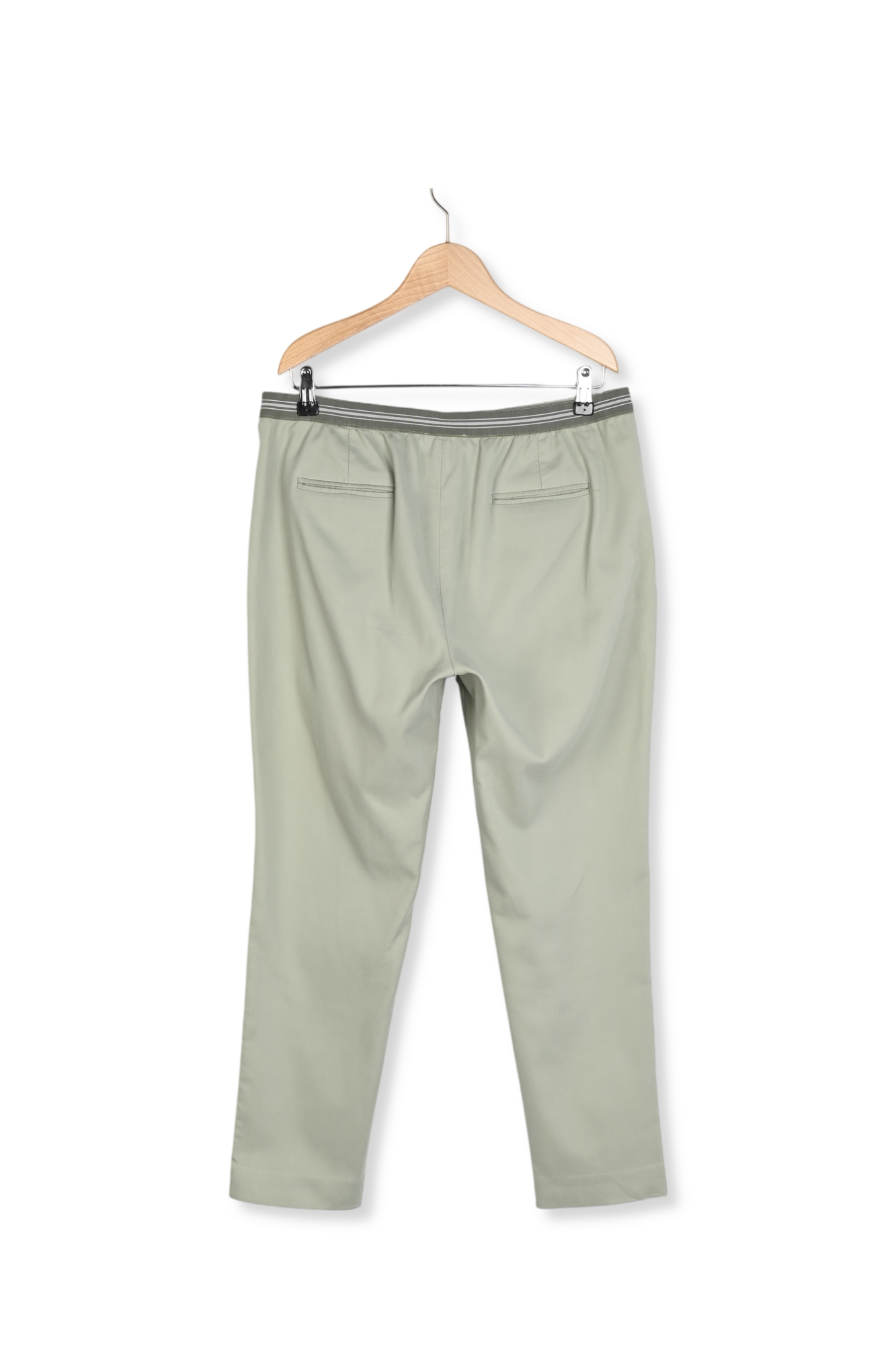 Pantalon droit en coton et dos élastiqué - ELGA Faume - seconde main