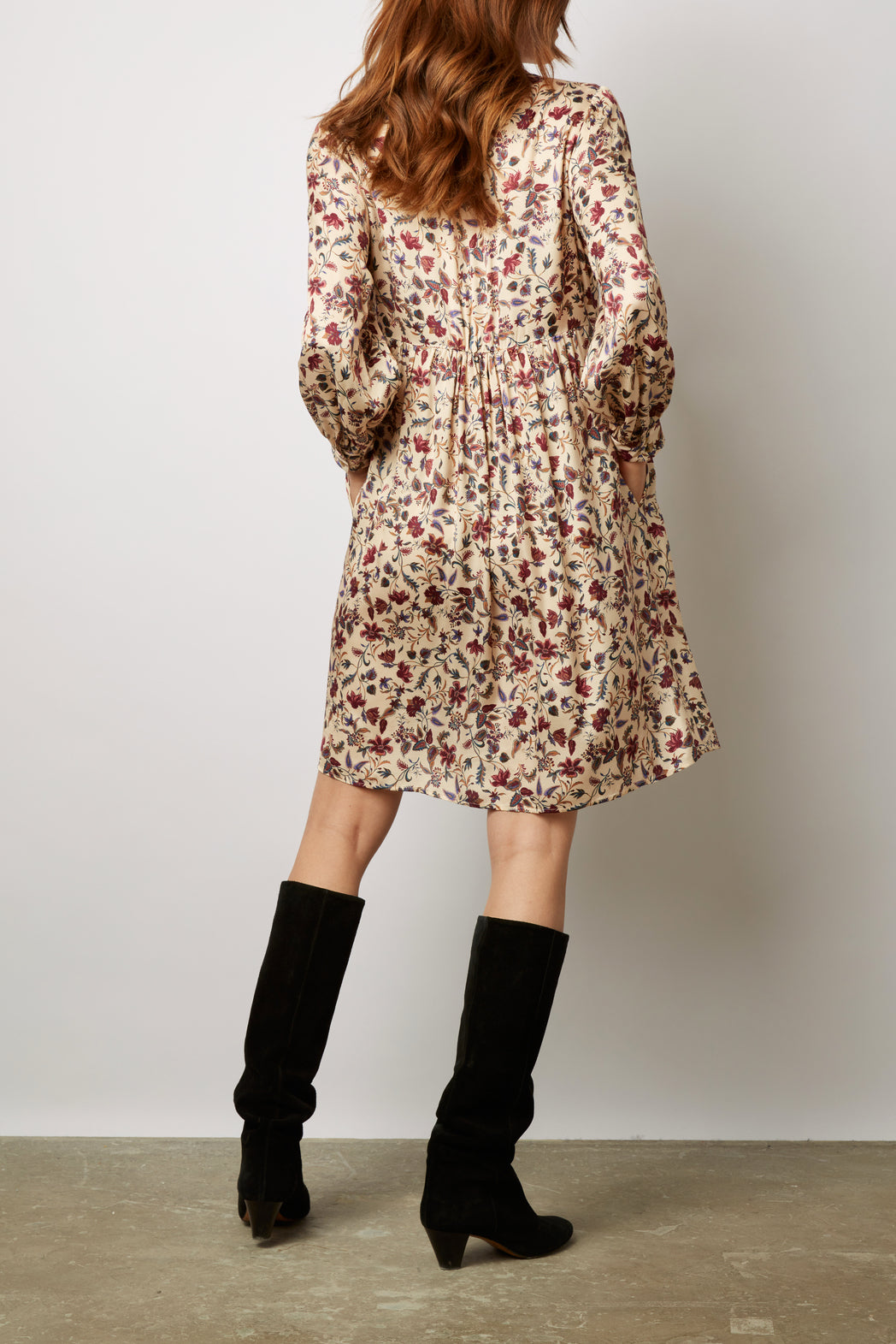 Robe courte à imprimé cachemire - JARRY Faume - seconde main