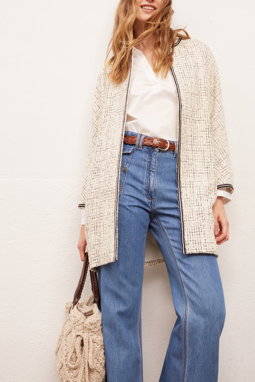 ROSSANNA - Manteau habillé en tweed Faume - seconde main