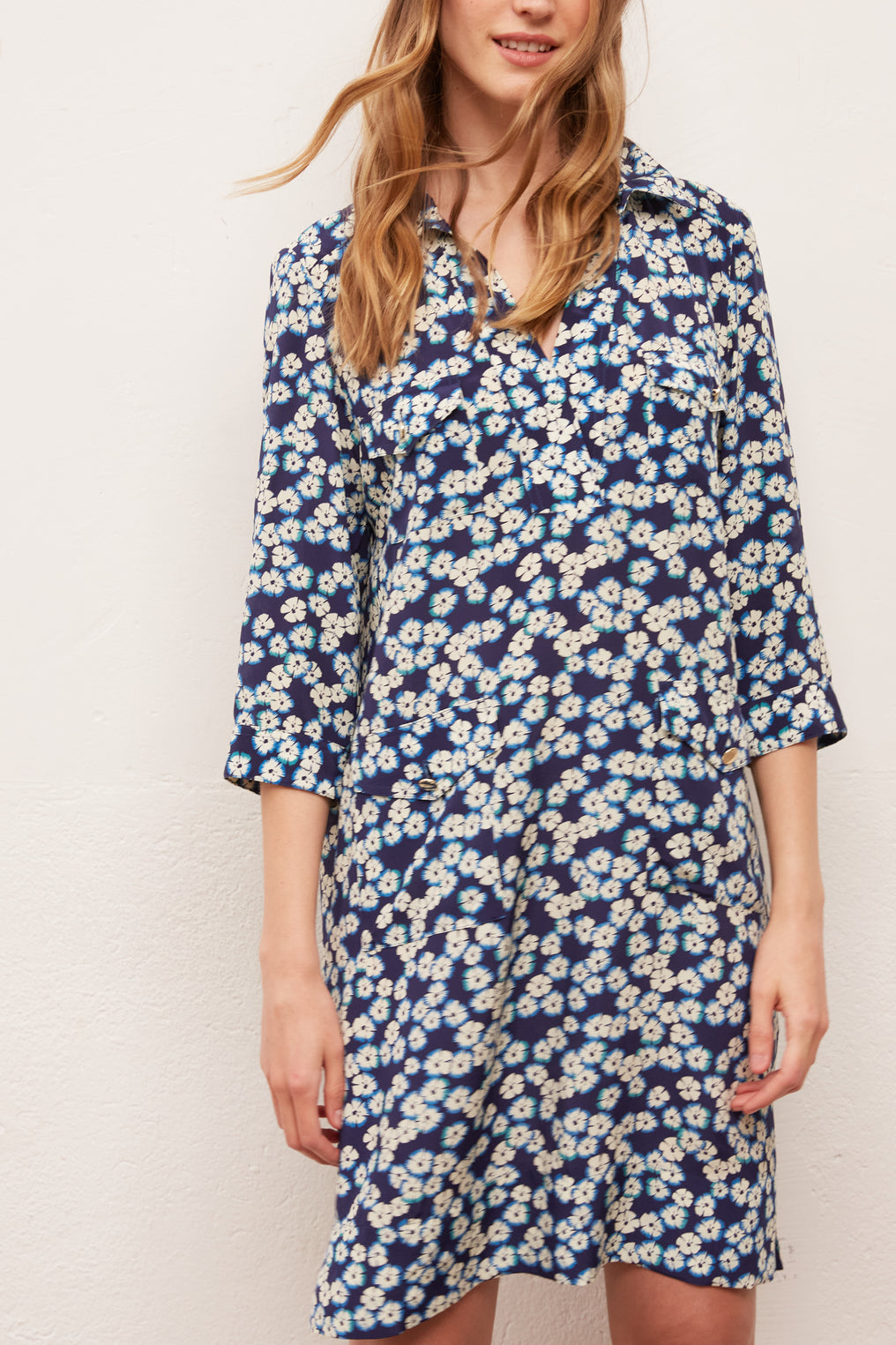 Robe-chemise à imprimé fantaisie Faume - seconde main