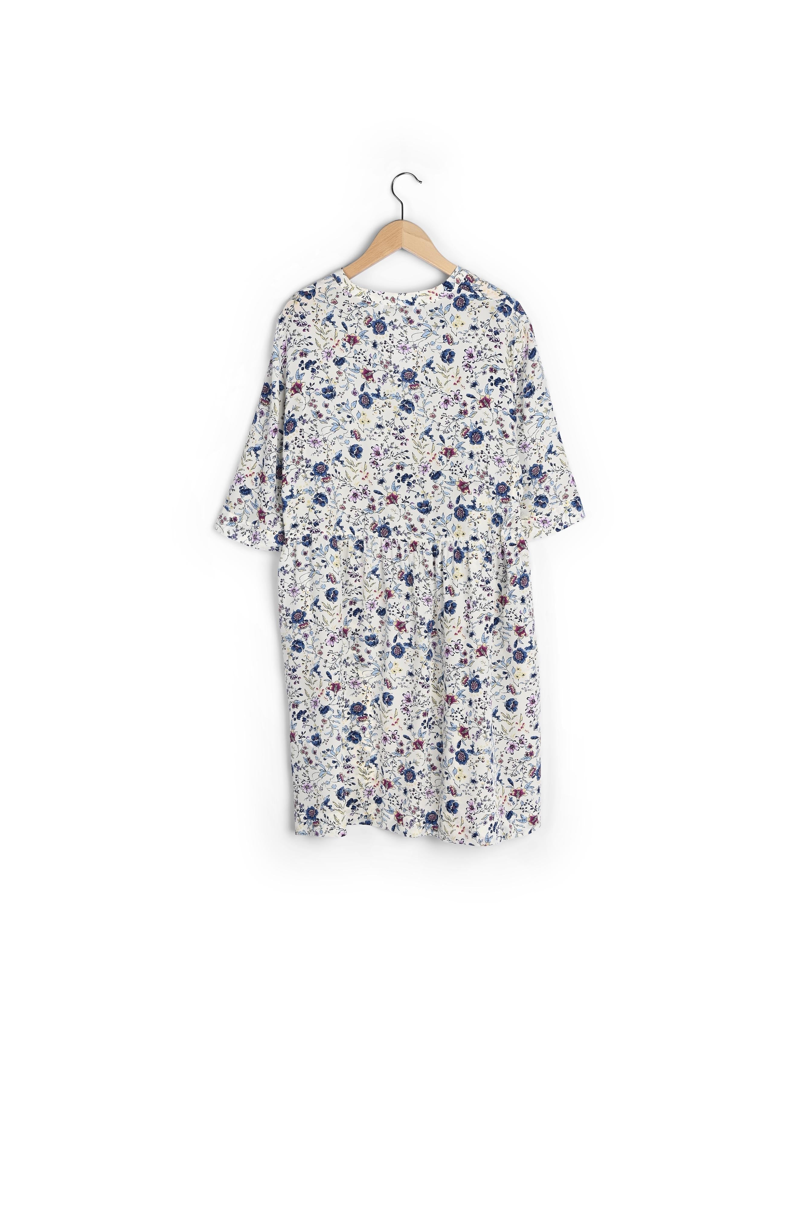 Robe fleurie en soie - JIANNY Faume - seconde main