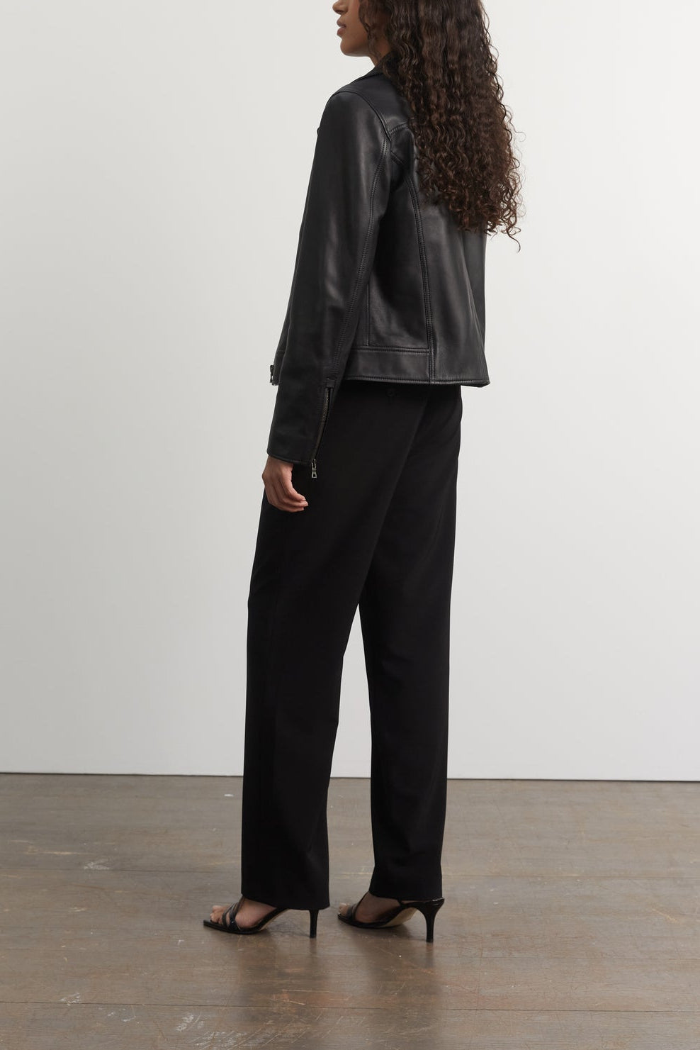 Blouson en cuir - NADEGE Faume - seconde main