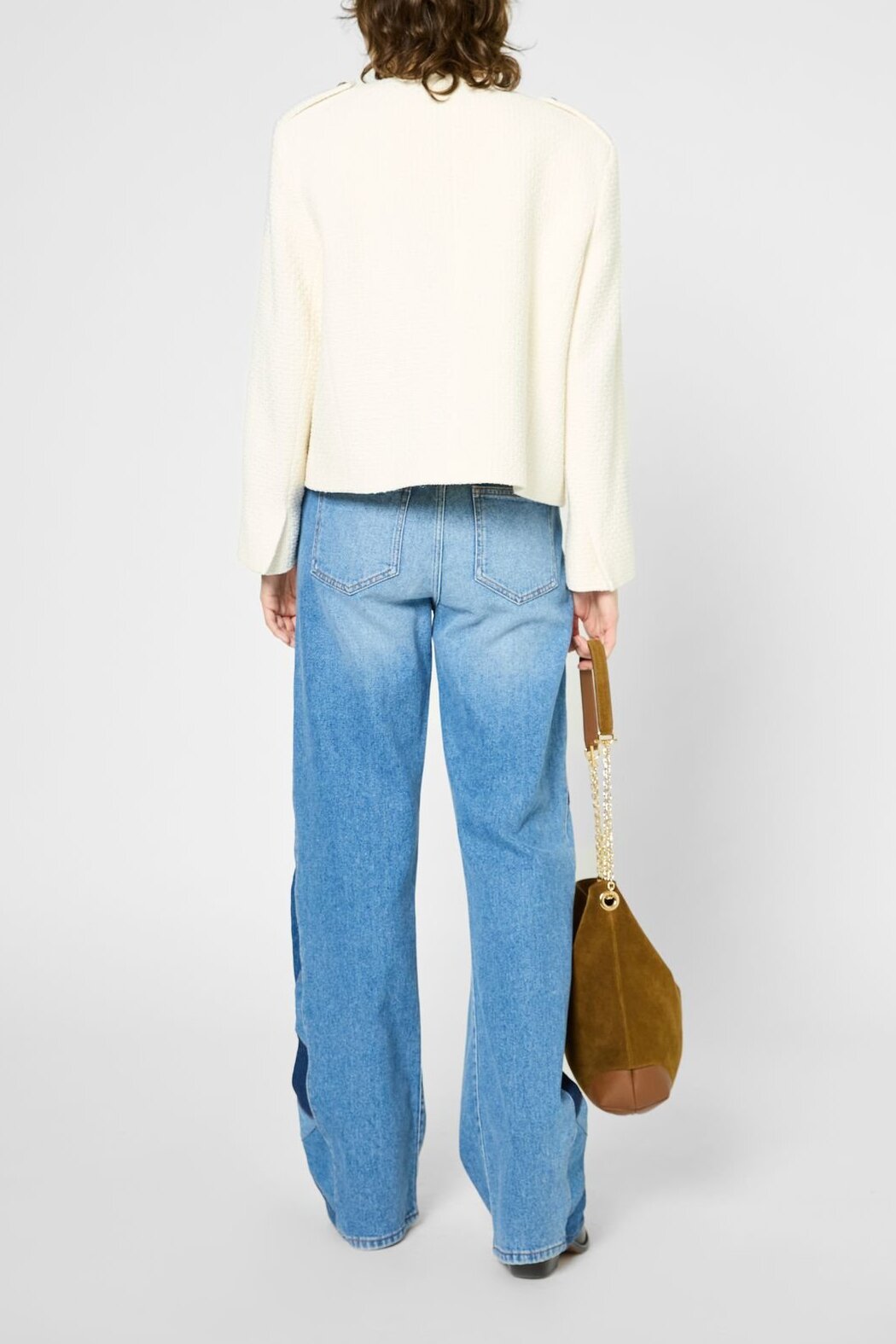 Veste en tweed uni - RONIE Faume - seconde main