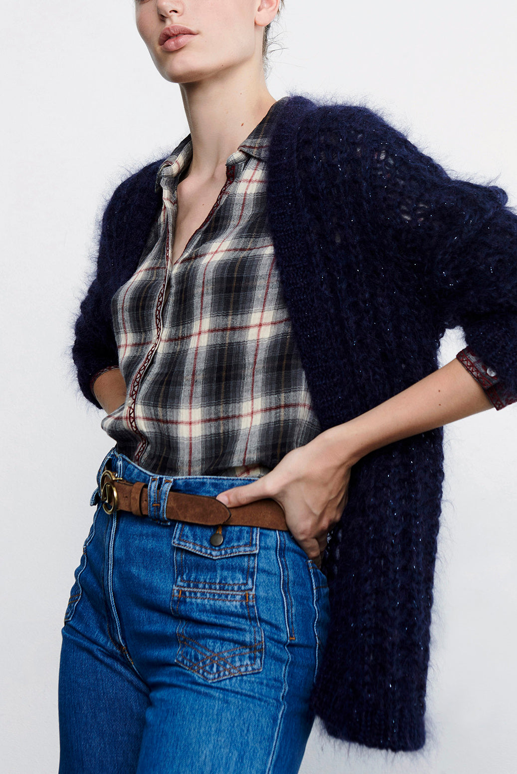 SYRINE - Gilet oversize Faume - seconde main