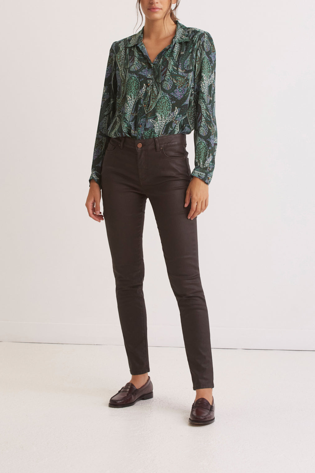 Pantalon slim coloré - ERIN Faume - seconde main