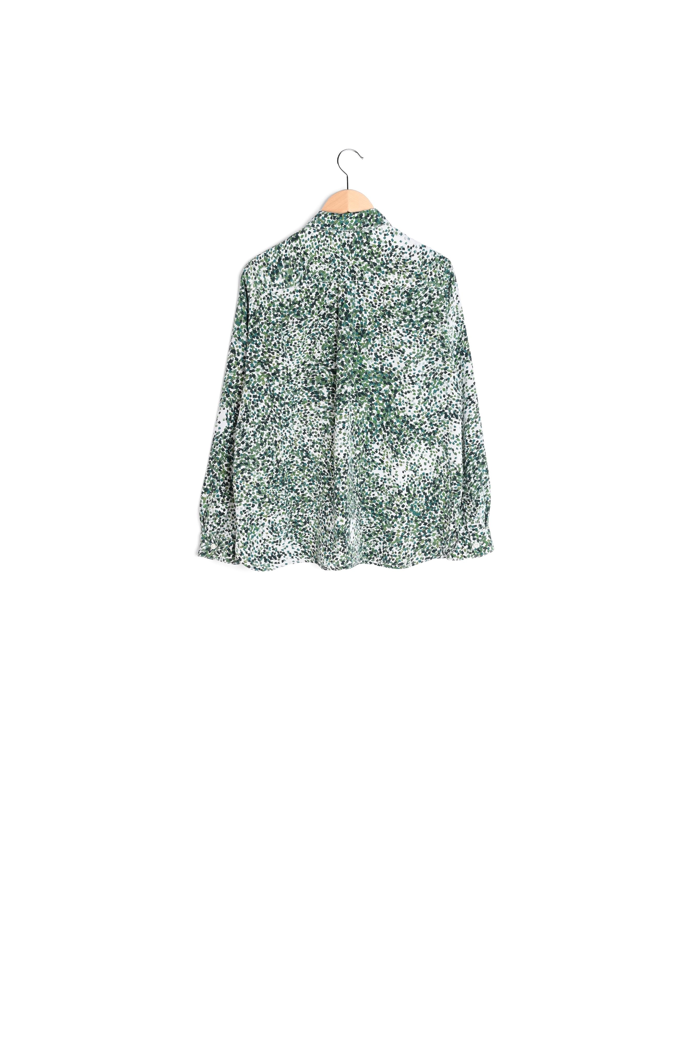 Chemise légère en soie imprimée - CASSIE Faume - seconde main