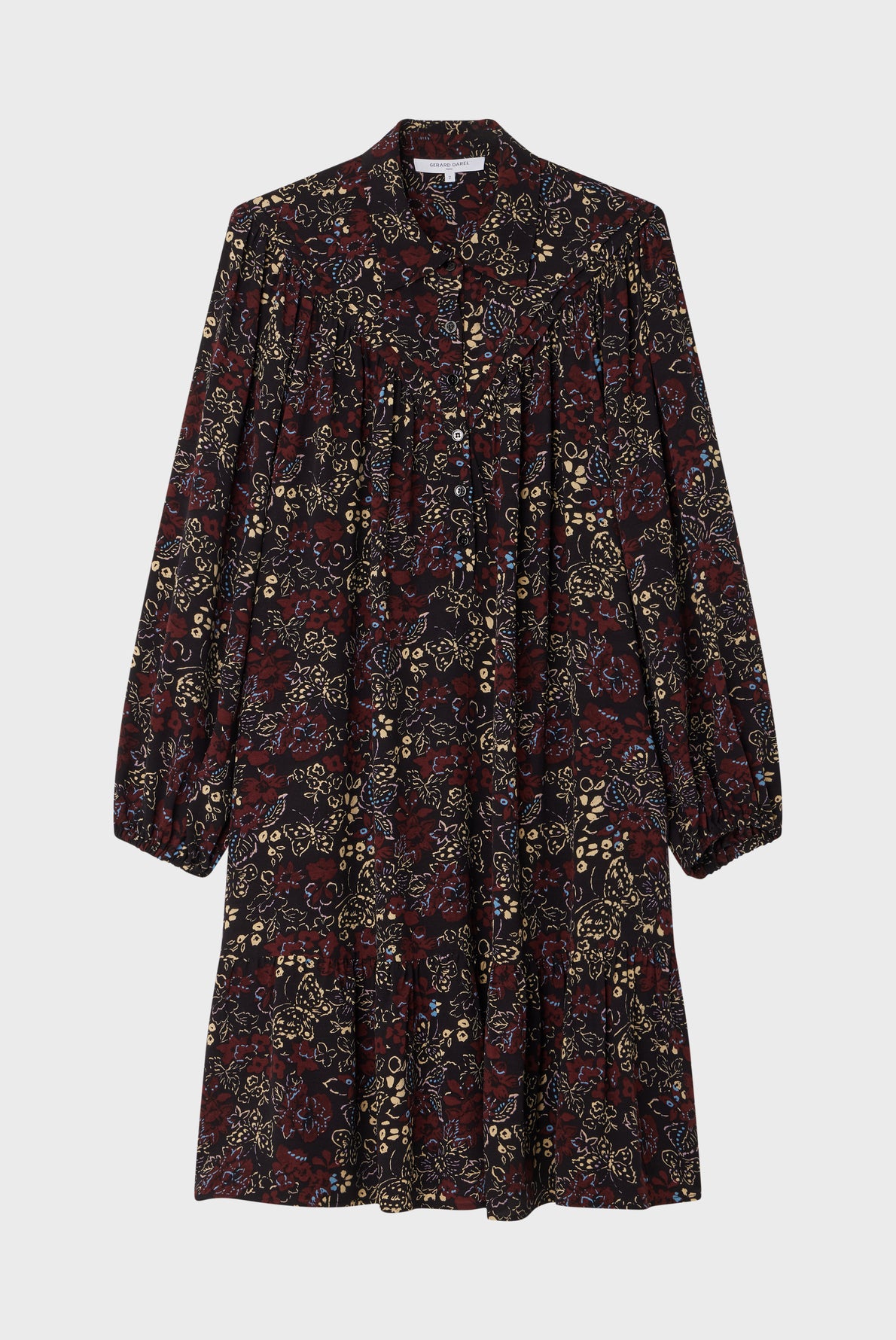 Robe large à motif papillon - JAHLYA Faume - seconde main