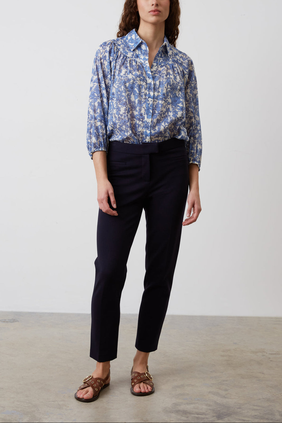 Pantalon droit en jersey - ELION Faume - seconde main