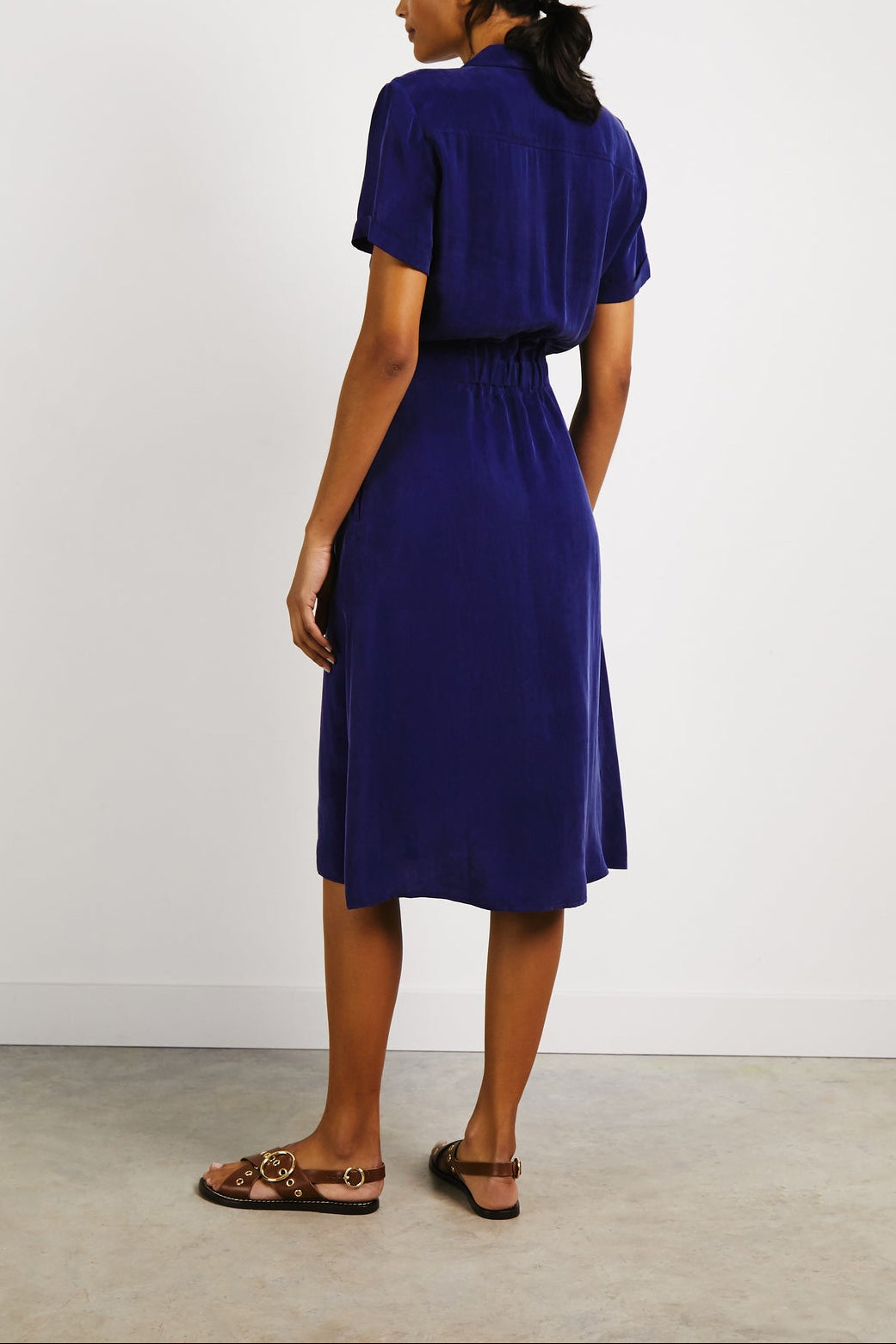 Robe chemise à manches courtes - JUSTINE Faume - seconde main