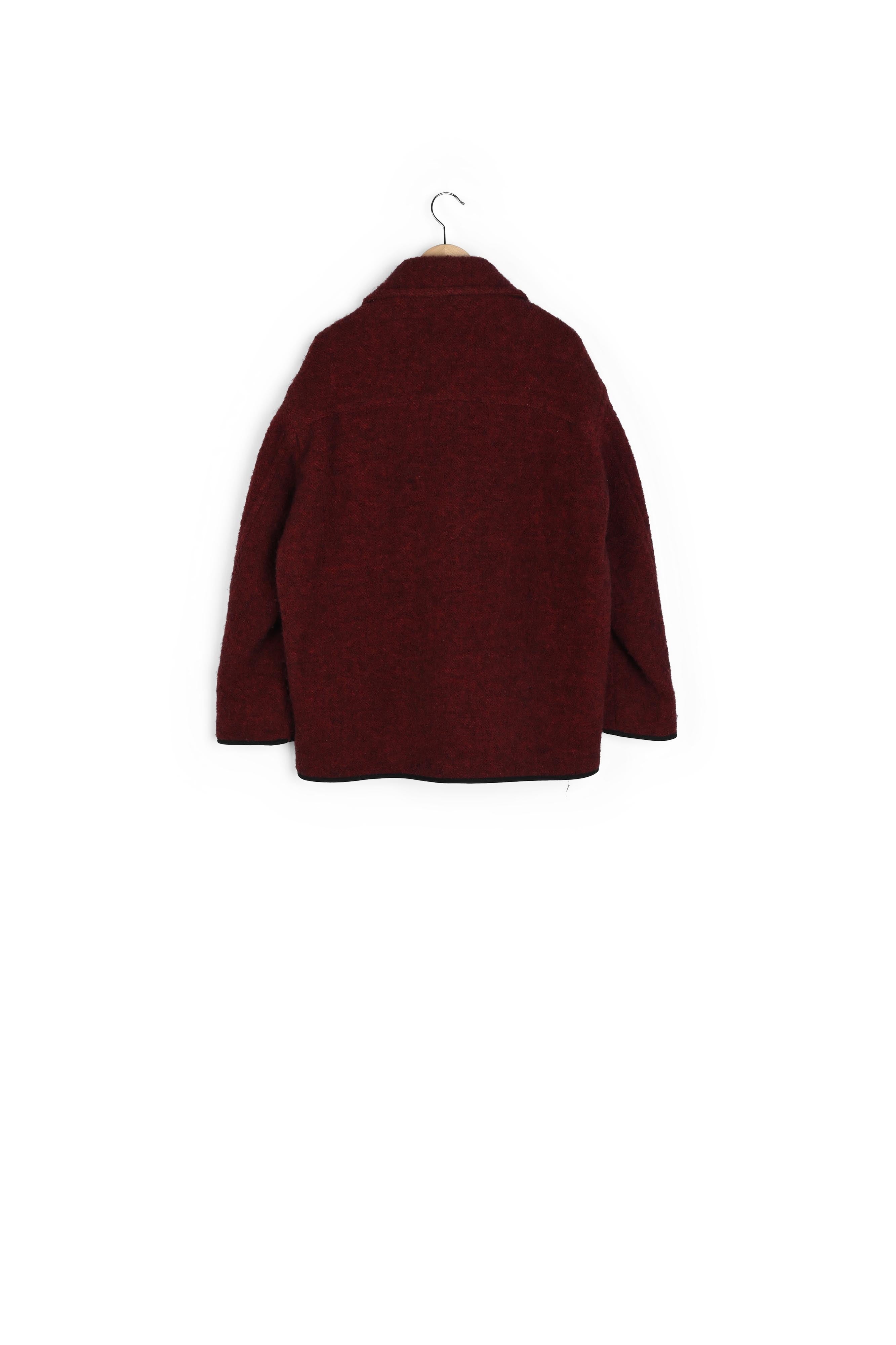 Veste façon surchemise en laine mélangée - NINON Faume - seconde main