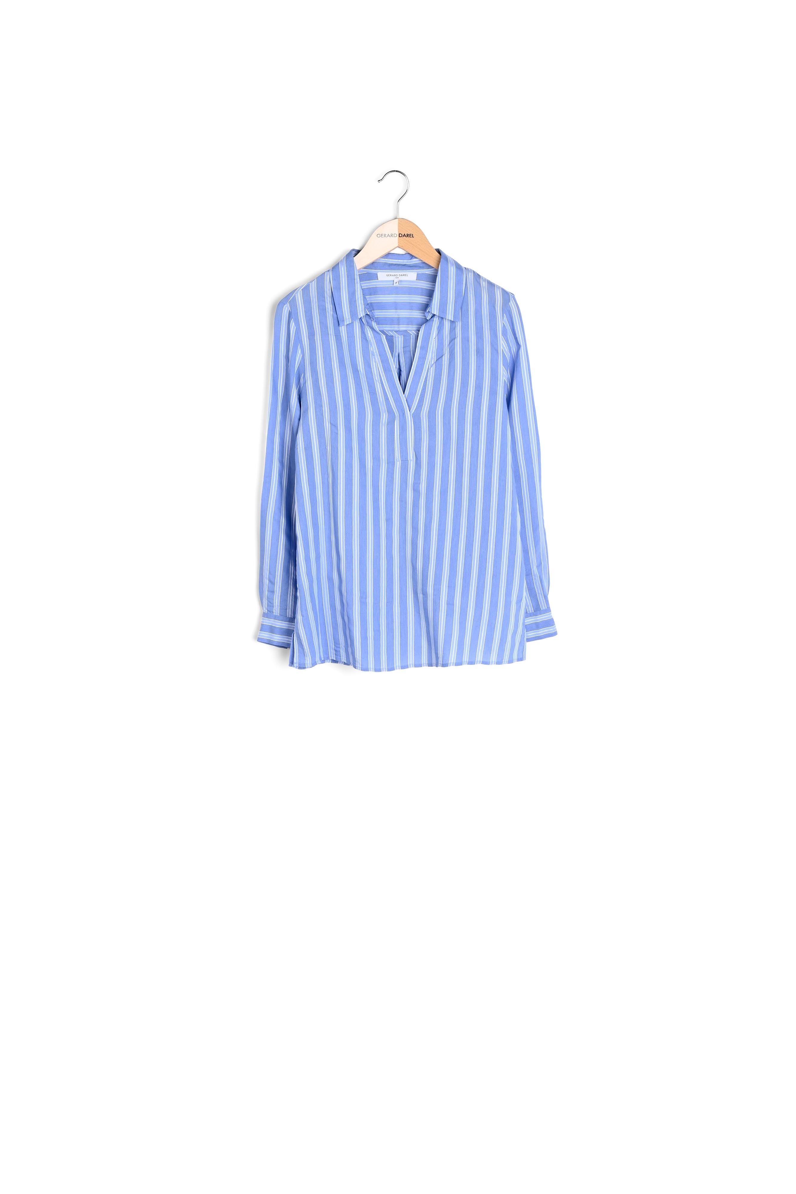 NATACHA - Chemise à rayures en soie mélangée Faume - seconde main